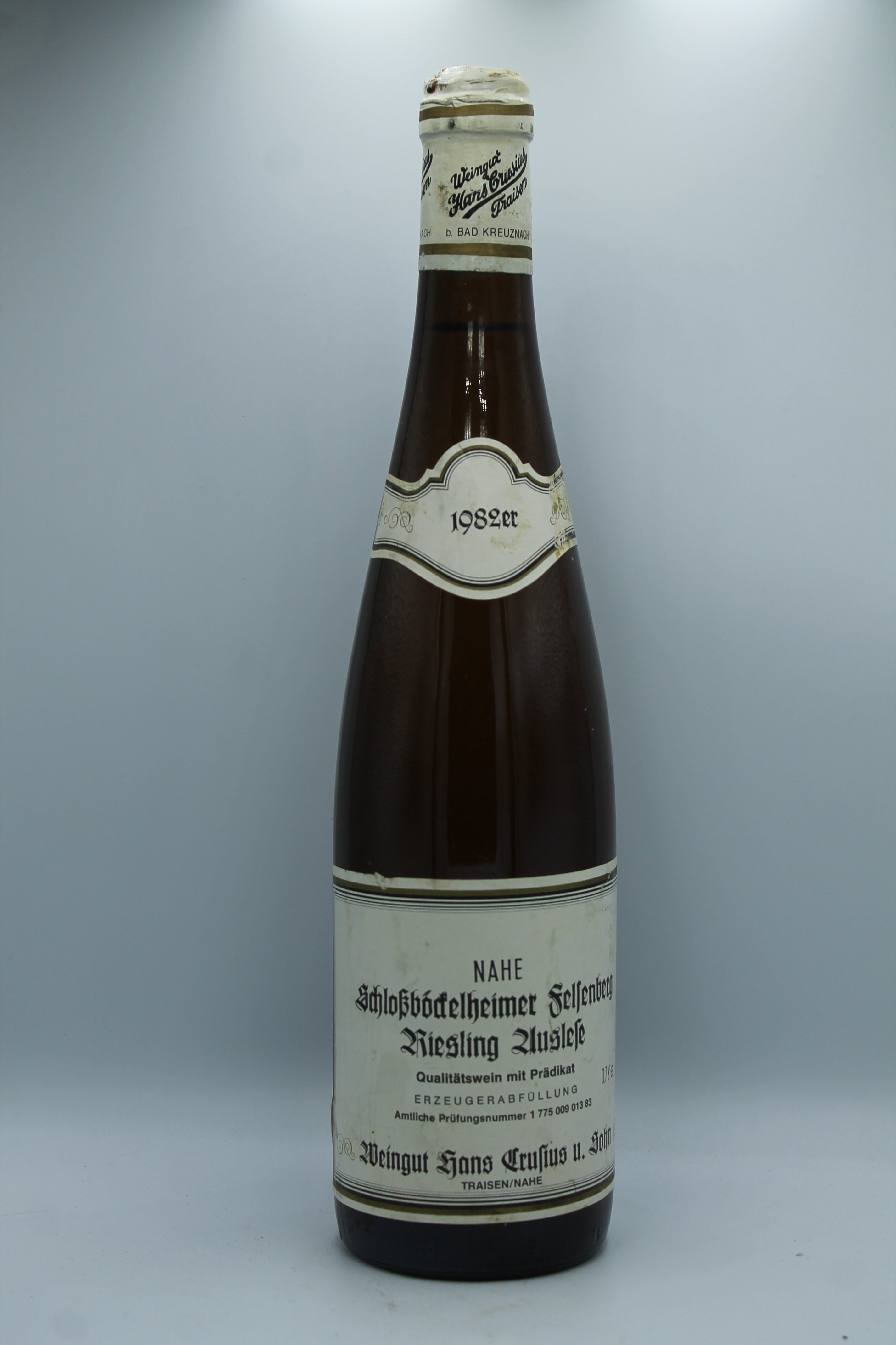 1982 Hans Crusius, Riesling, Schlossböckelheimer Felsenberg, Auslese