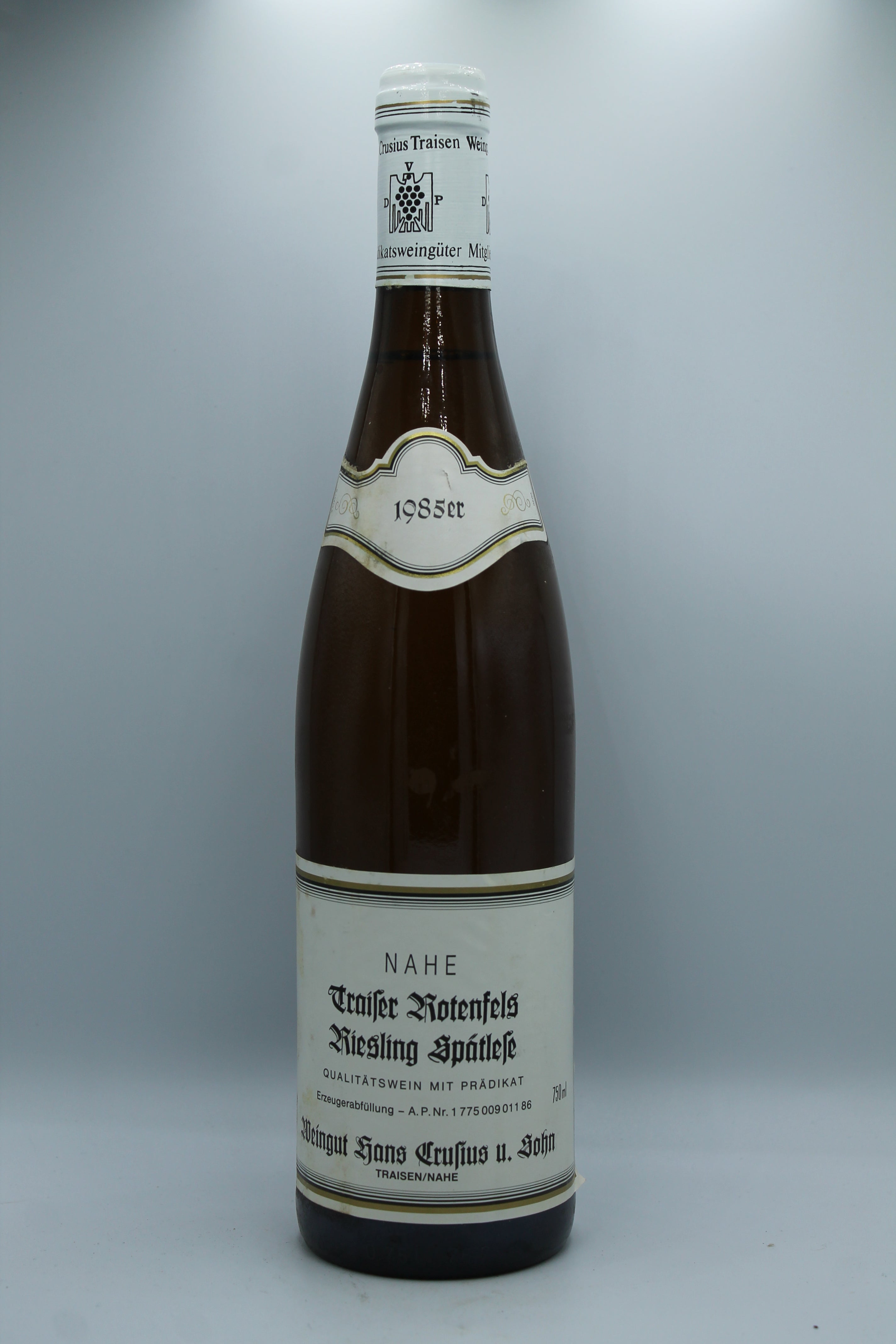 1985 Hans Crusius, Riesling, Traiser Rotenfels, Spätlese