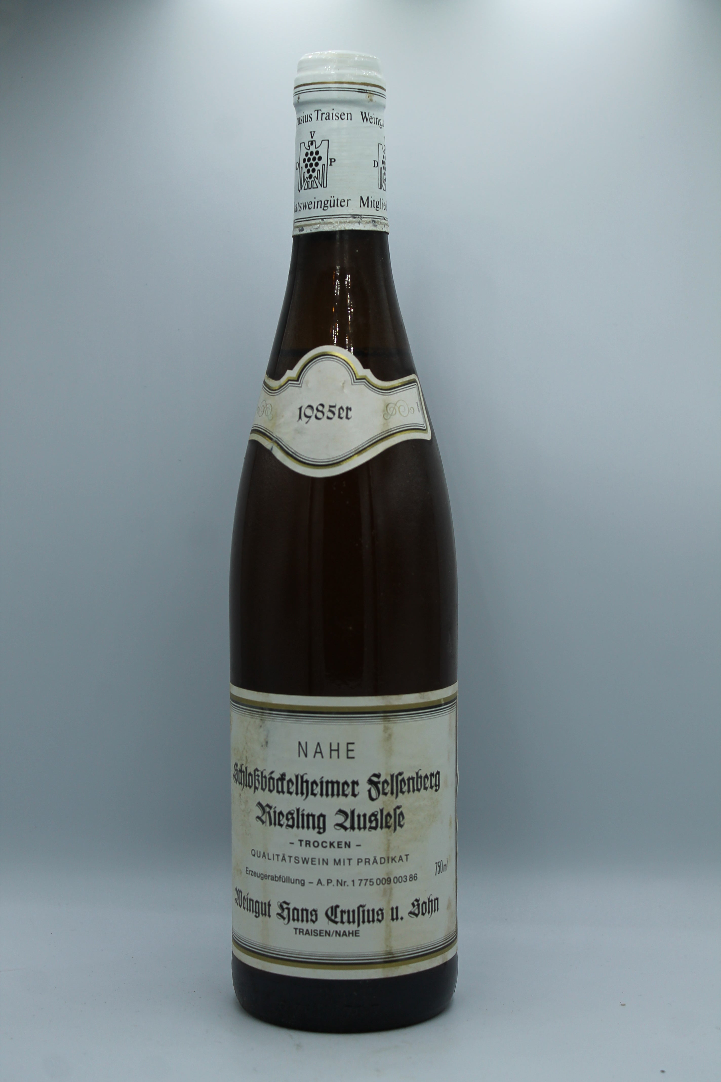 1985 Hans Crusius, Riesling, Schlossböckelheimer Felsenberg, Auslese