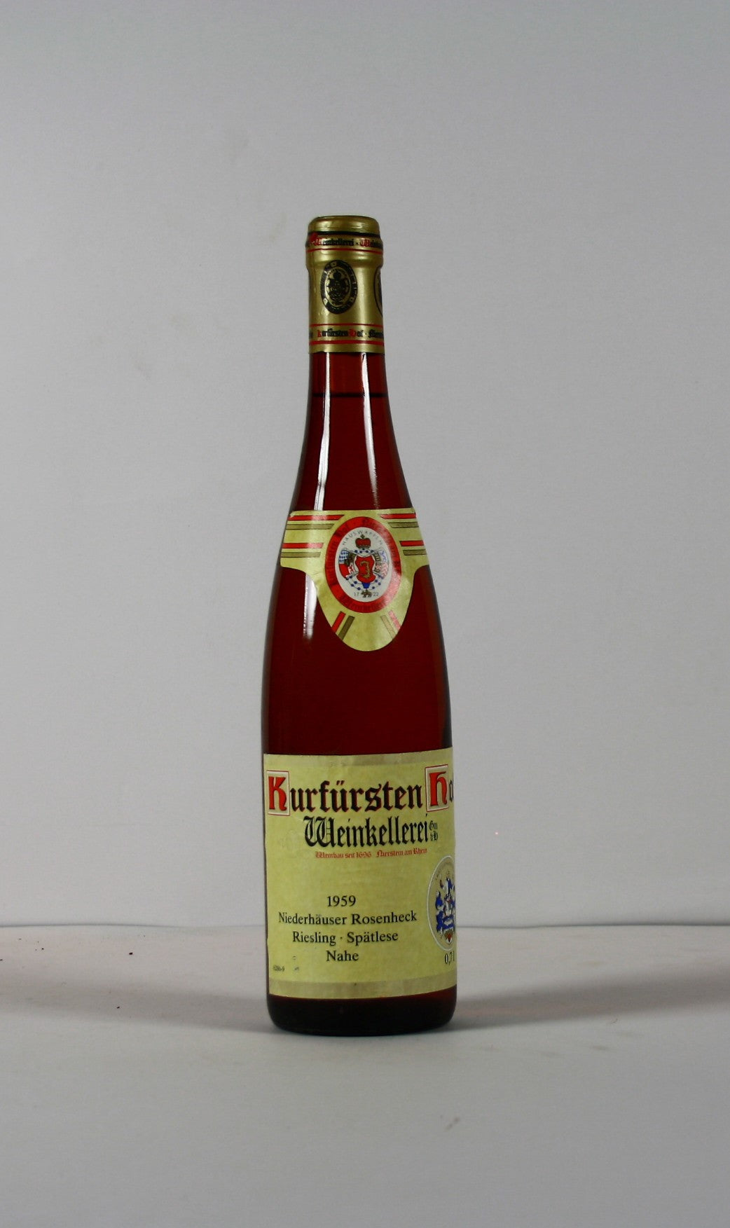 1959 Kurfürsten Hof, Riesling, Spätlese, fruchtig