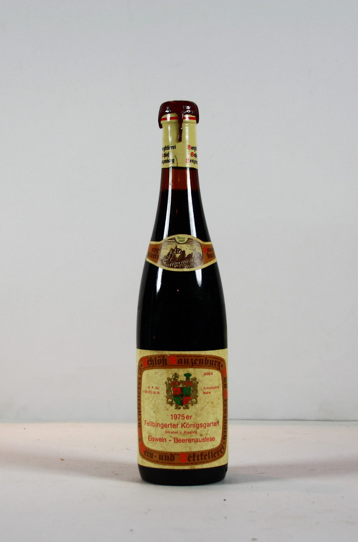 1975 Schloss Kauzenburg, Silvaner u. Riesling, Feilbingerter Königsgarten, Eiswein-Beerenauslese