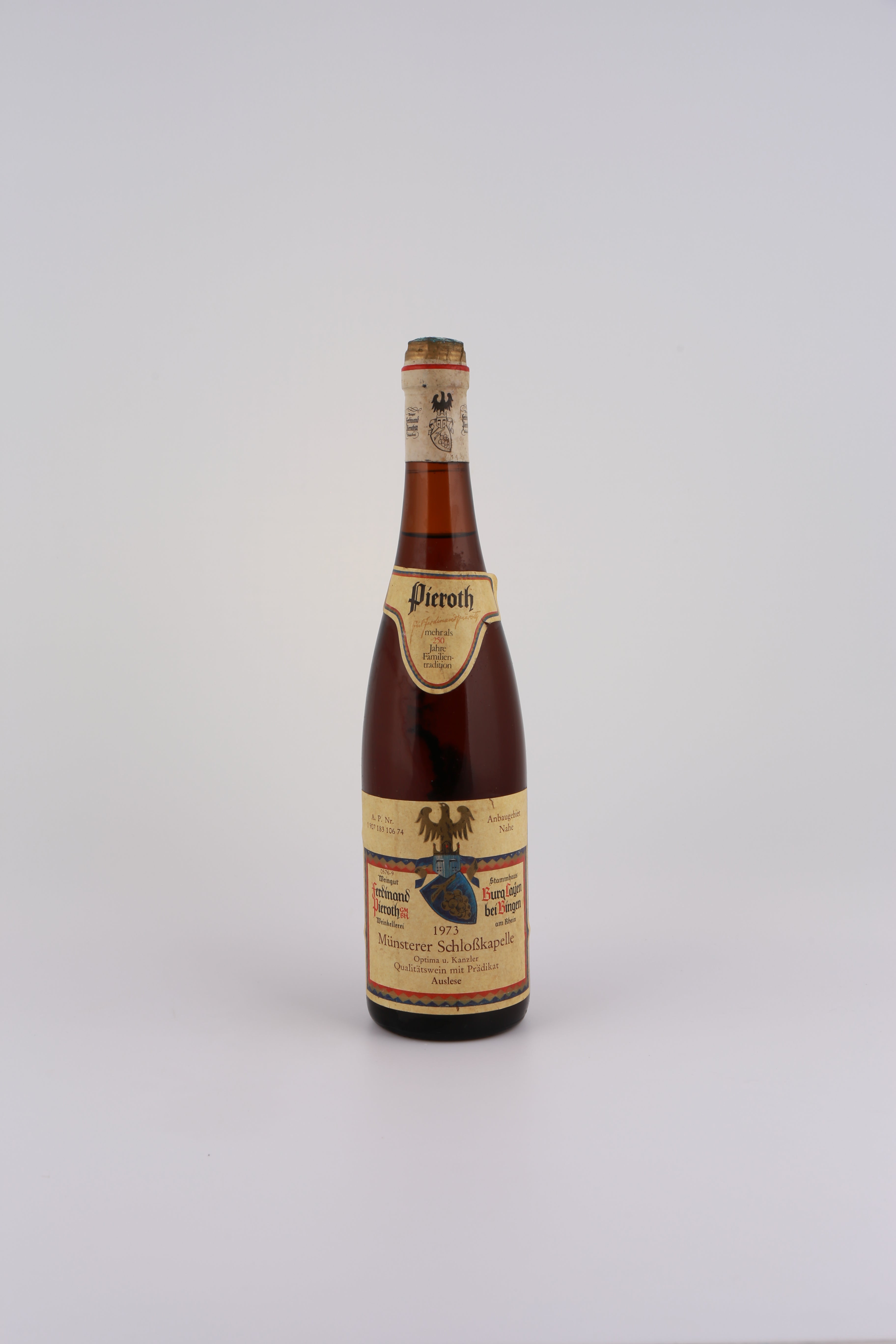 1973 Ferdinand Pieroth, Optima u. Kanzler, Münsterer Schlosskapelle, Auslese
