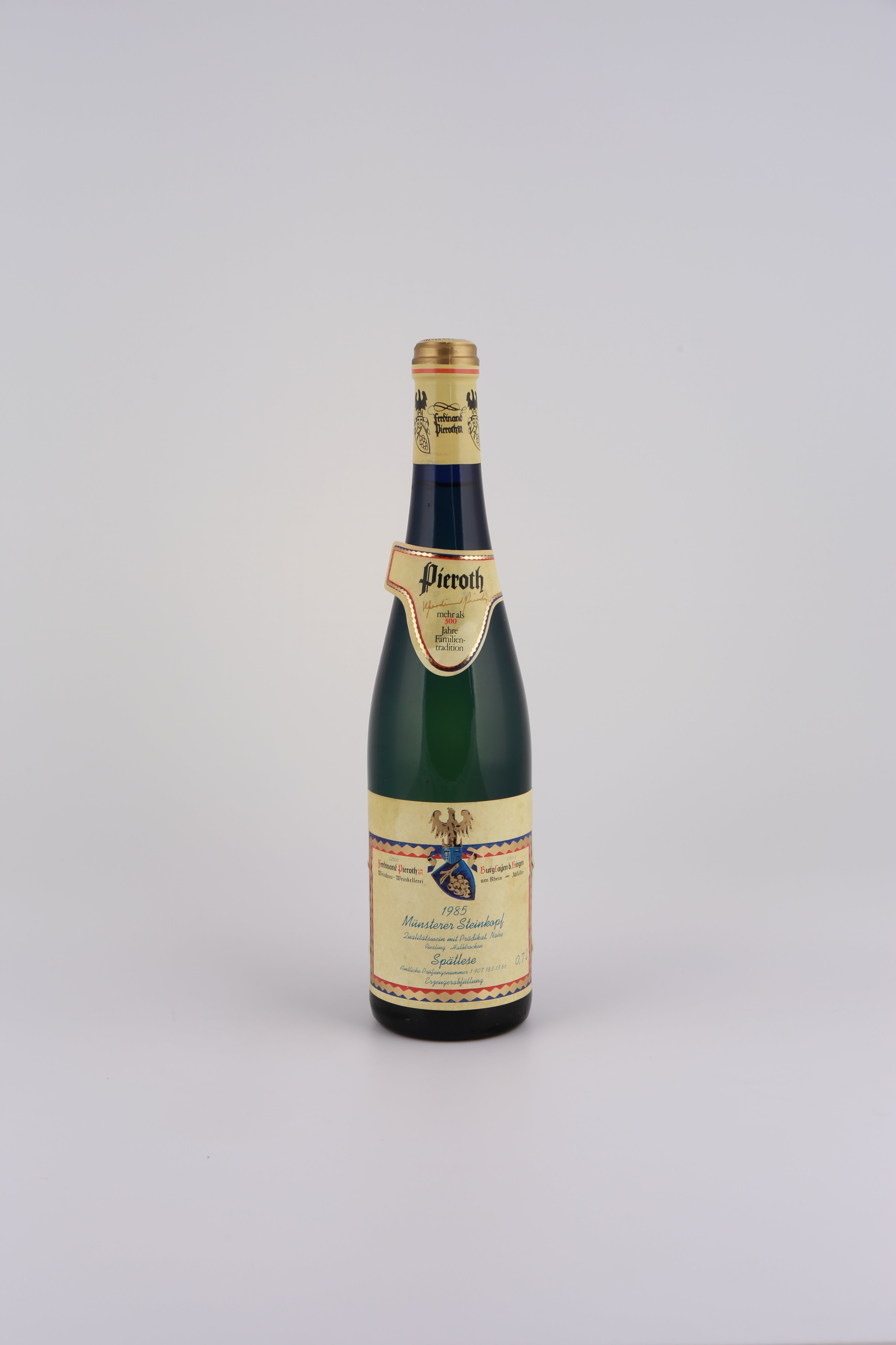 1985 Ferdinand Pieroth, Riesling, Münsterer Steinkopf, Spätlese