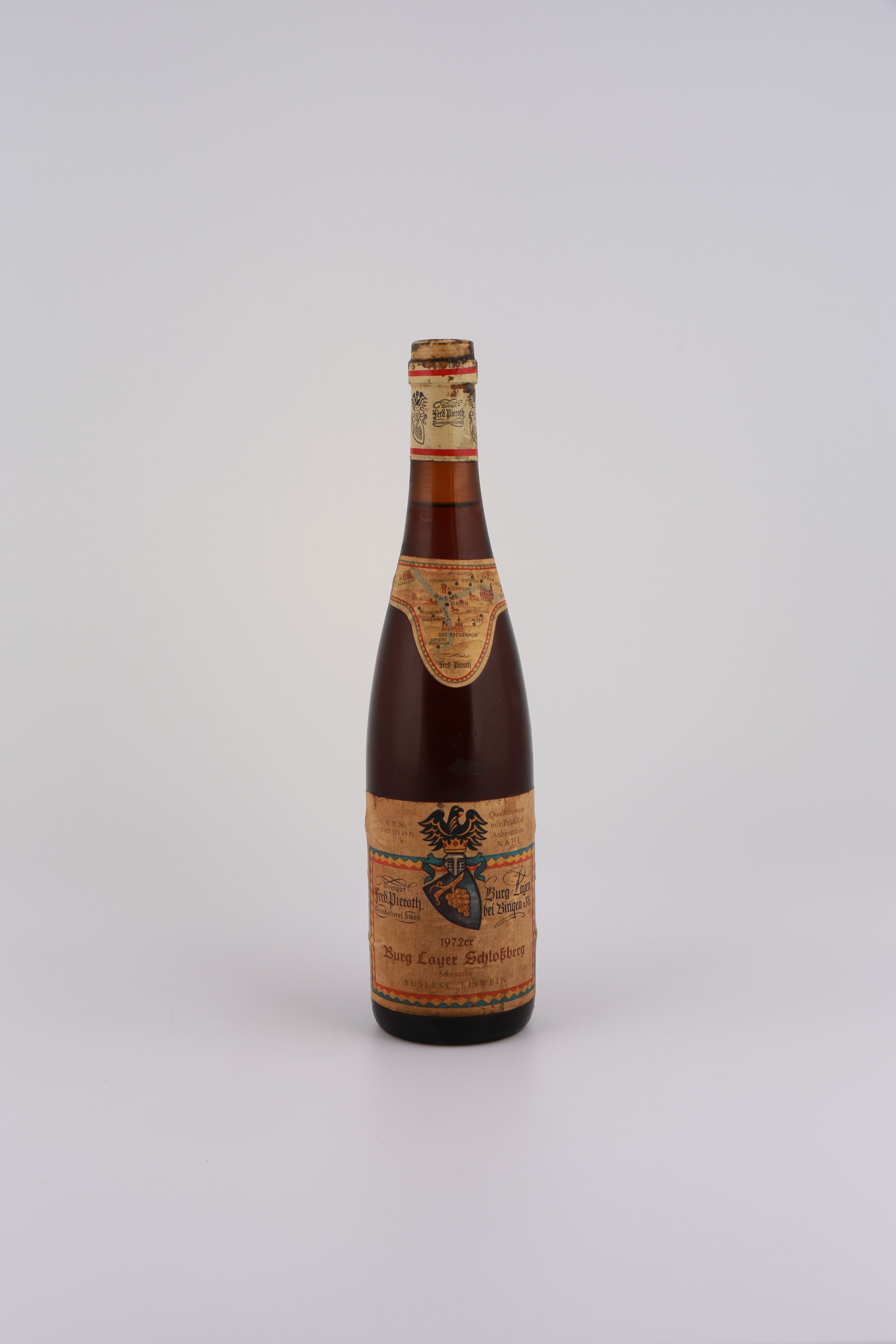 1972 Ferdinand Pieroth, Scheurebe, Burg Layer Schlossberg, Auslese-Eiswein
