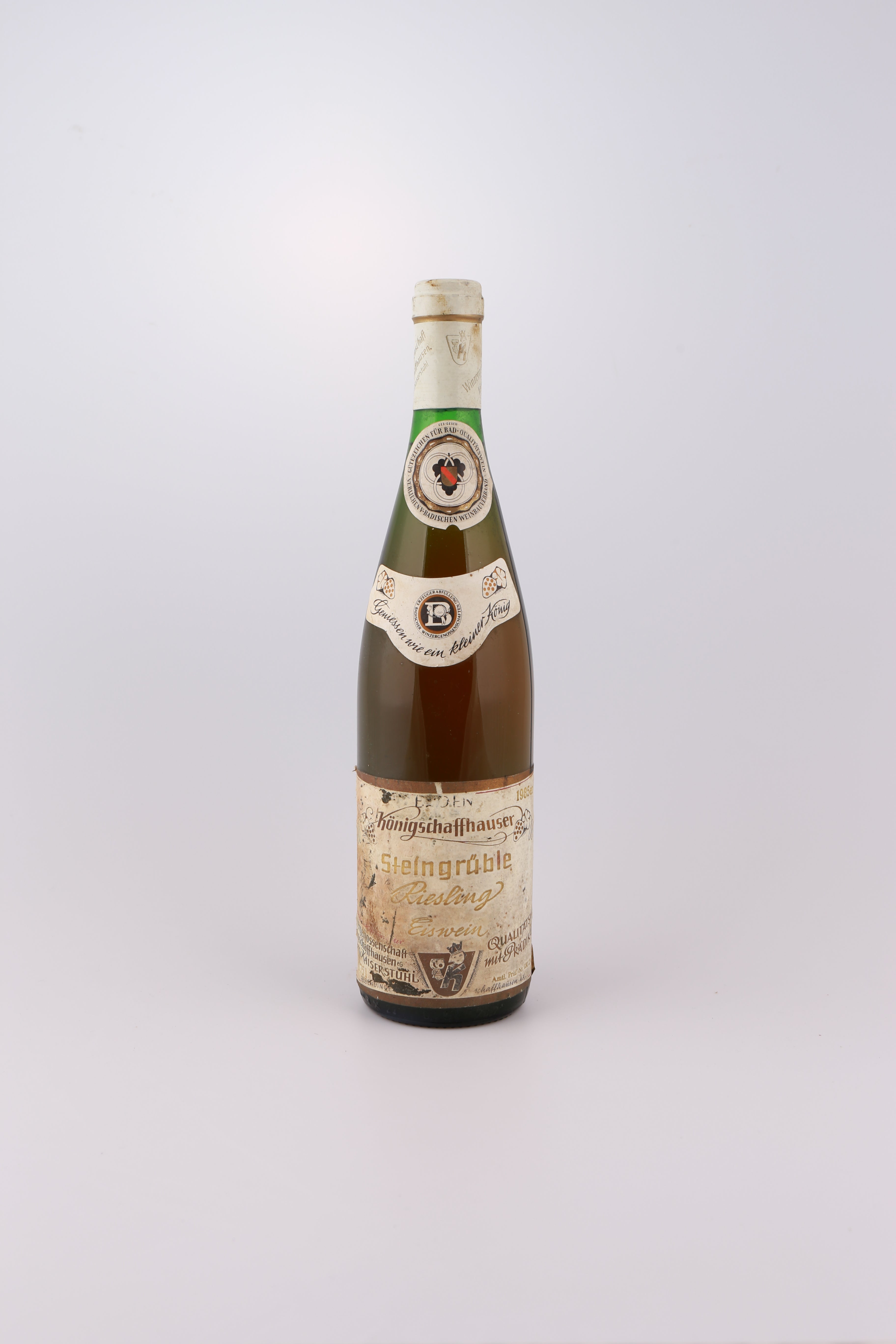 1985 Winzergenossenschaft Königschaffhausen am Kaiserstuhl, Riesling, Königschaffhausener Steingrüble, Eiswein