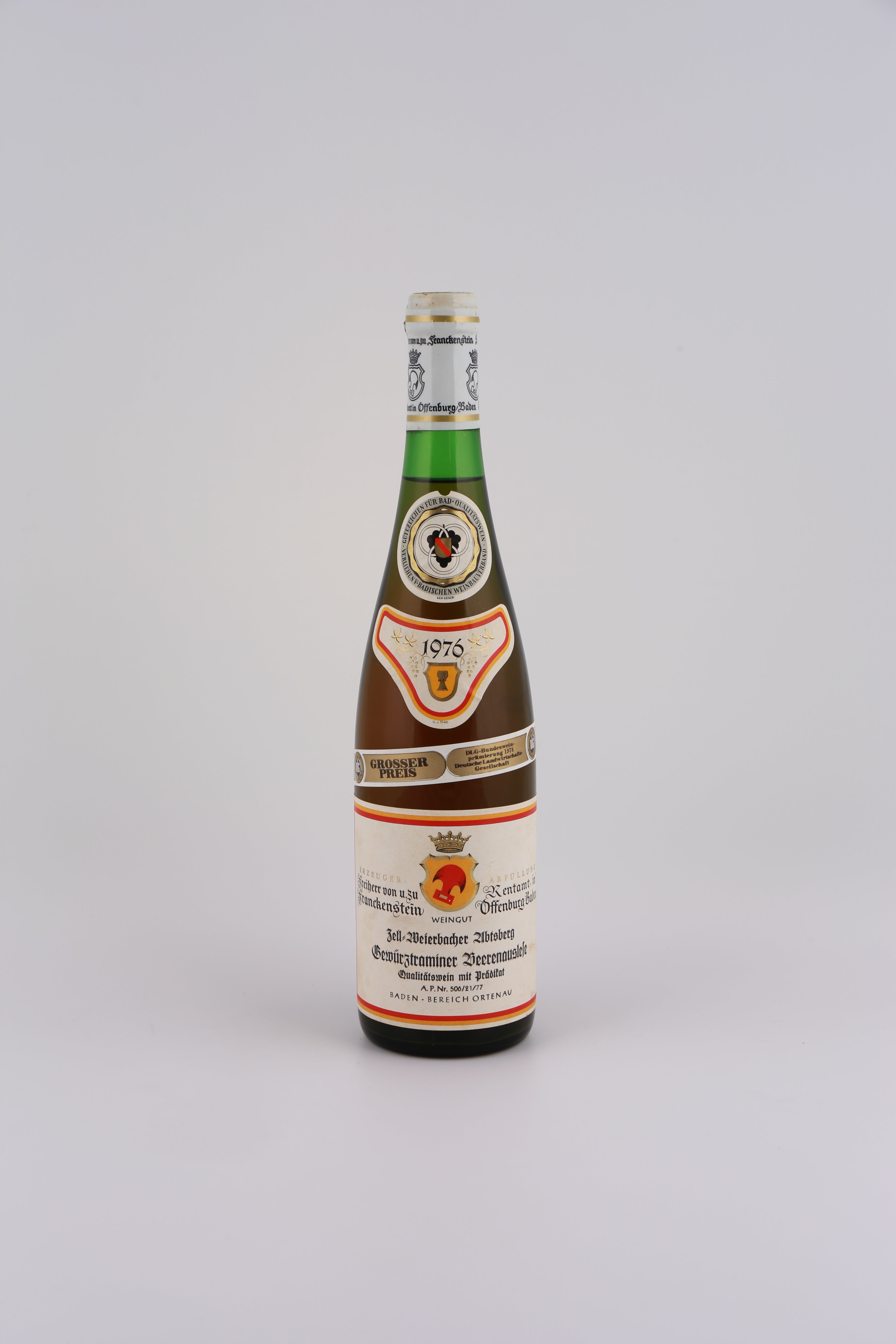 1976 Freiherr von u. zu Frankenstein, Spätburgunder, Weierbacher Abtsberg, Trockenbeerenauslese