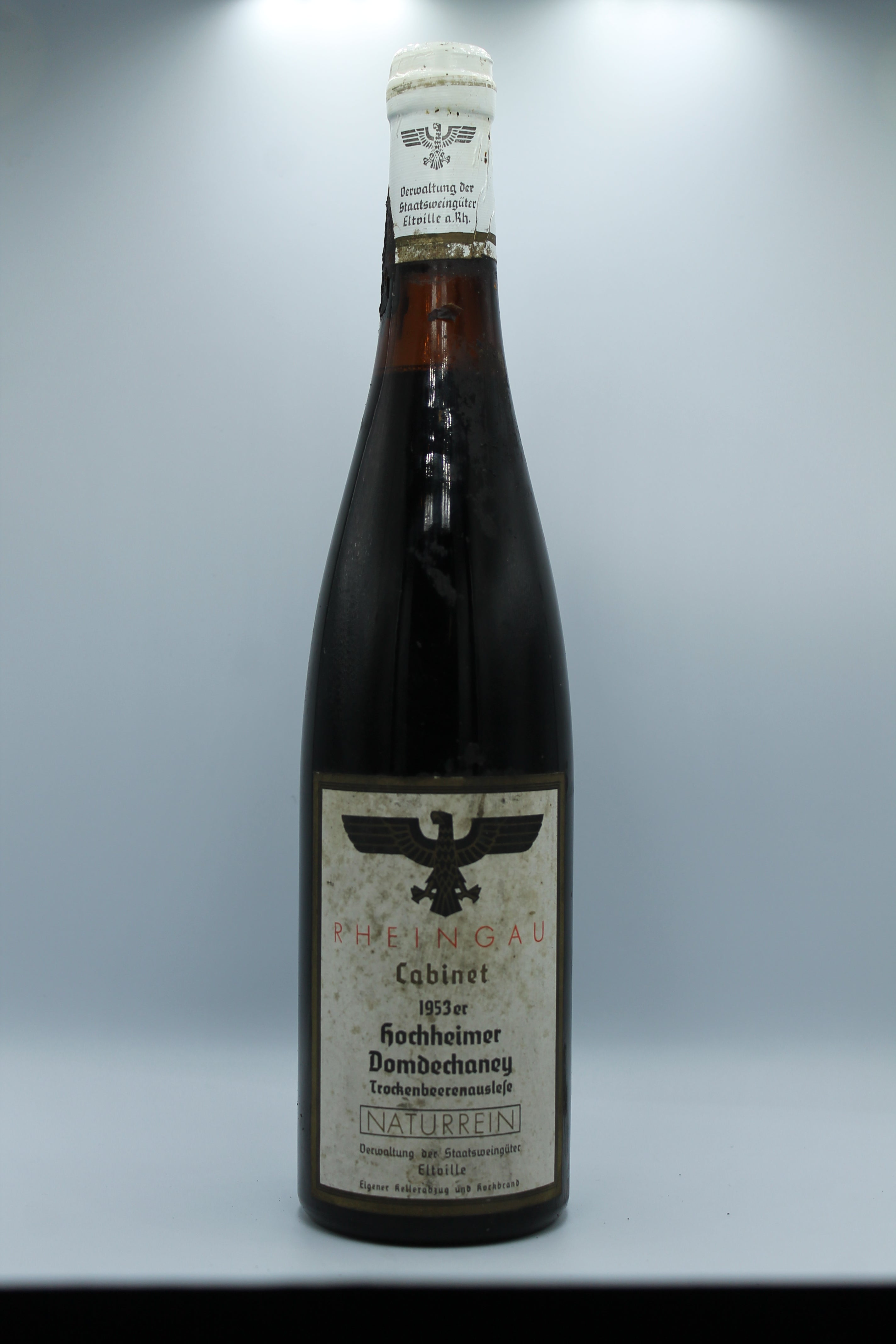 1953 Staatsweingüter Eltville, Riesling, Trockenbeerenauslese, naturrein, Cabinet