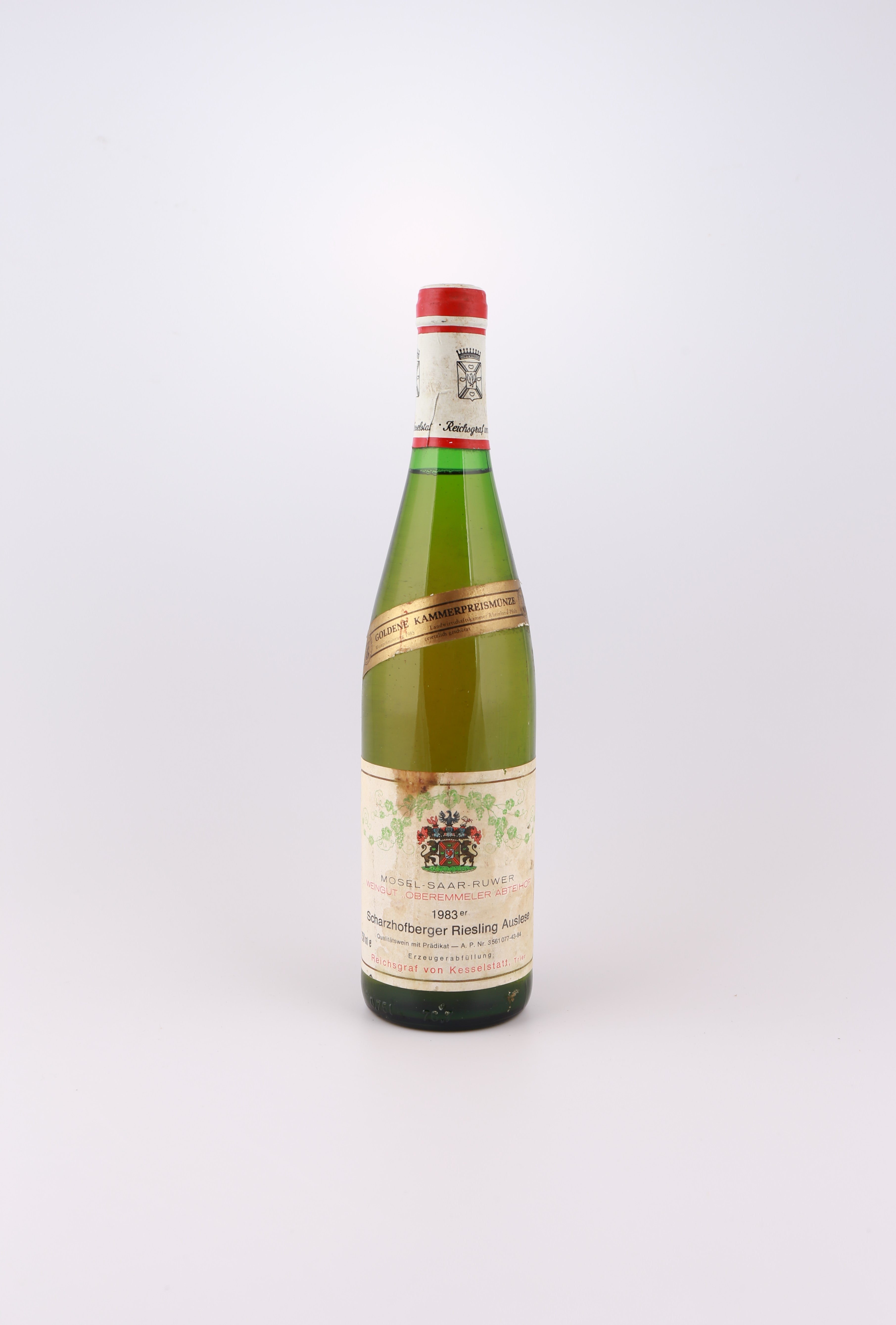 1983 Reichsgraf vom Kesselstatt, Riesling, Scharzhofberger, Auslese