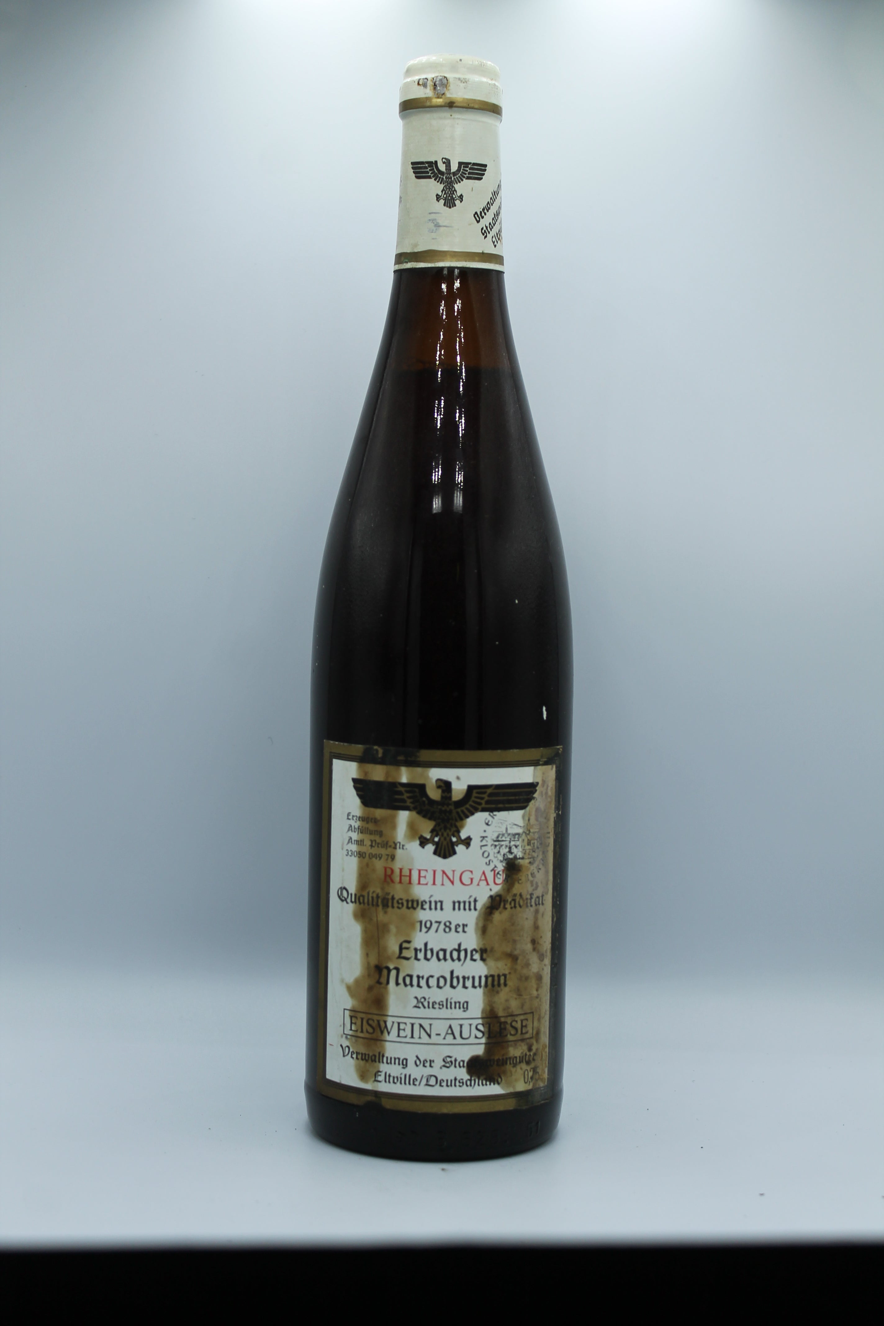 1978 Staatsweingüter Eltville, Riesling, Erbacher Marcobrunn, Eiswein Auslese