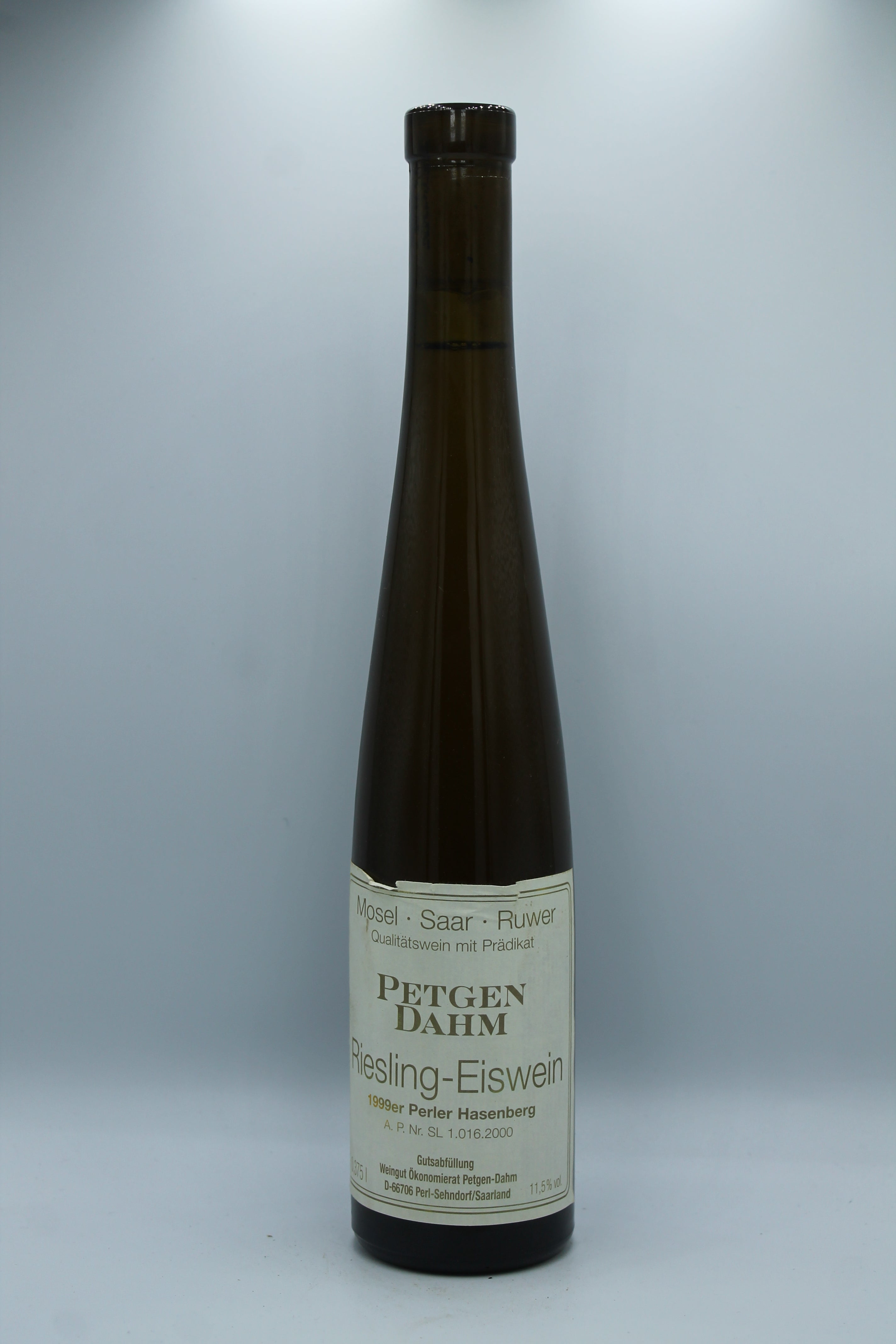 1999 Petgen-Dahm, Riesling, Eiswein, edelsüß