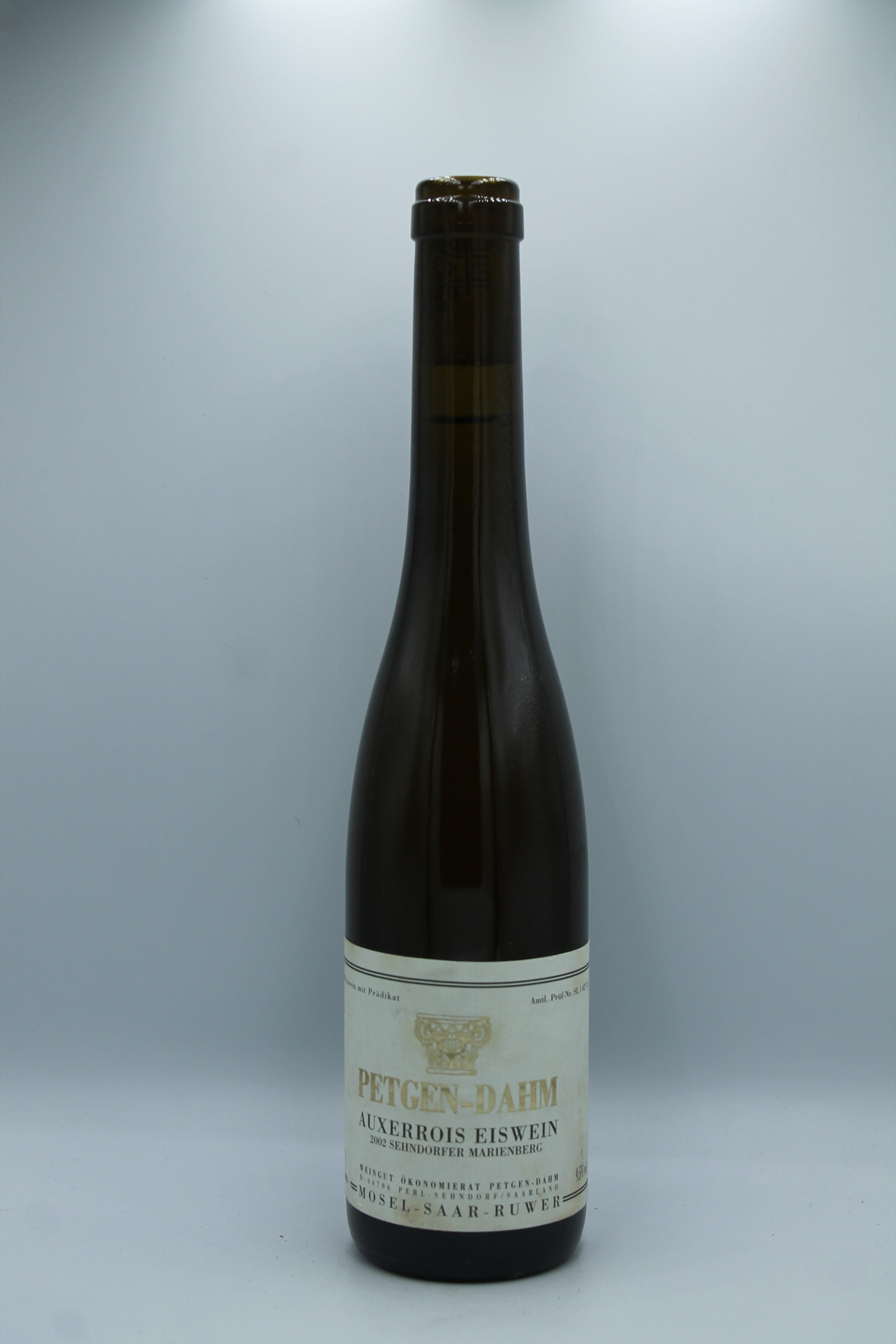 2002 Petgen-Dahm, Auxerrois, Sehndorfer Marienberg, Eiswein