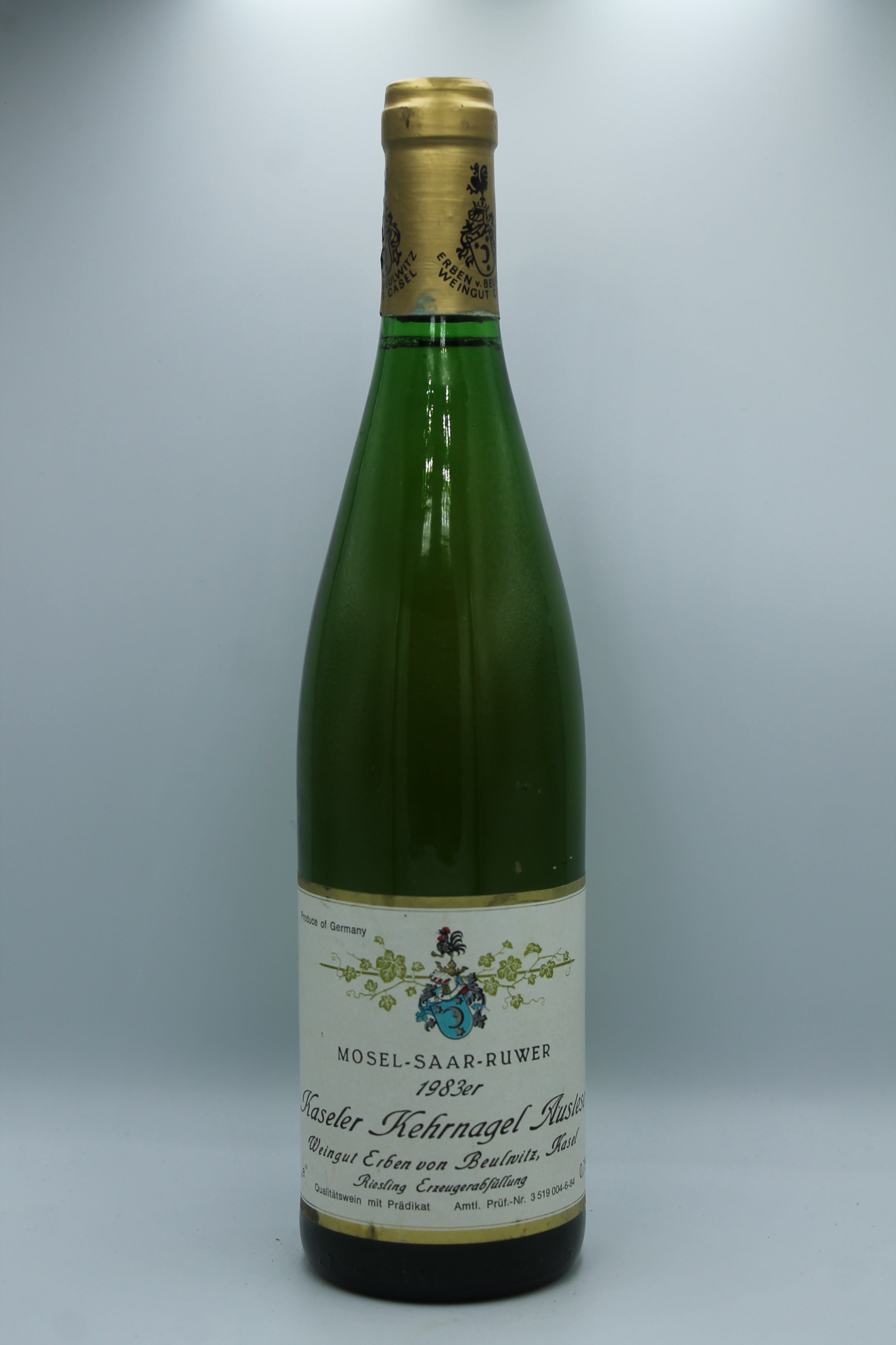 1983 Erben von Beulwitz, Riesling, Kaseler Kehrnagel, Auslese