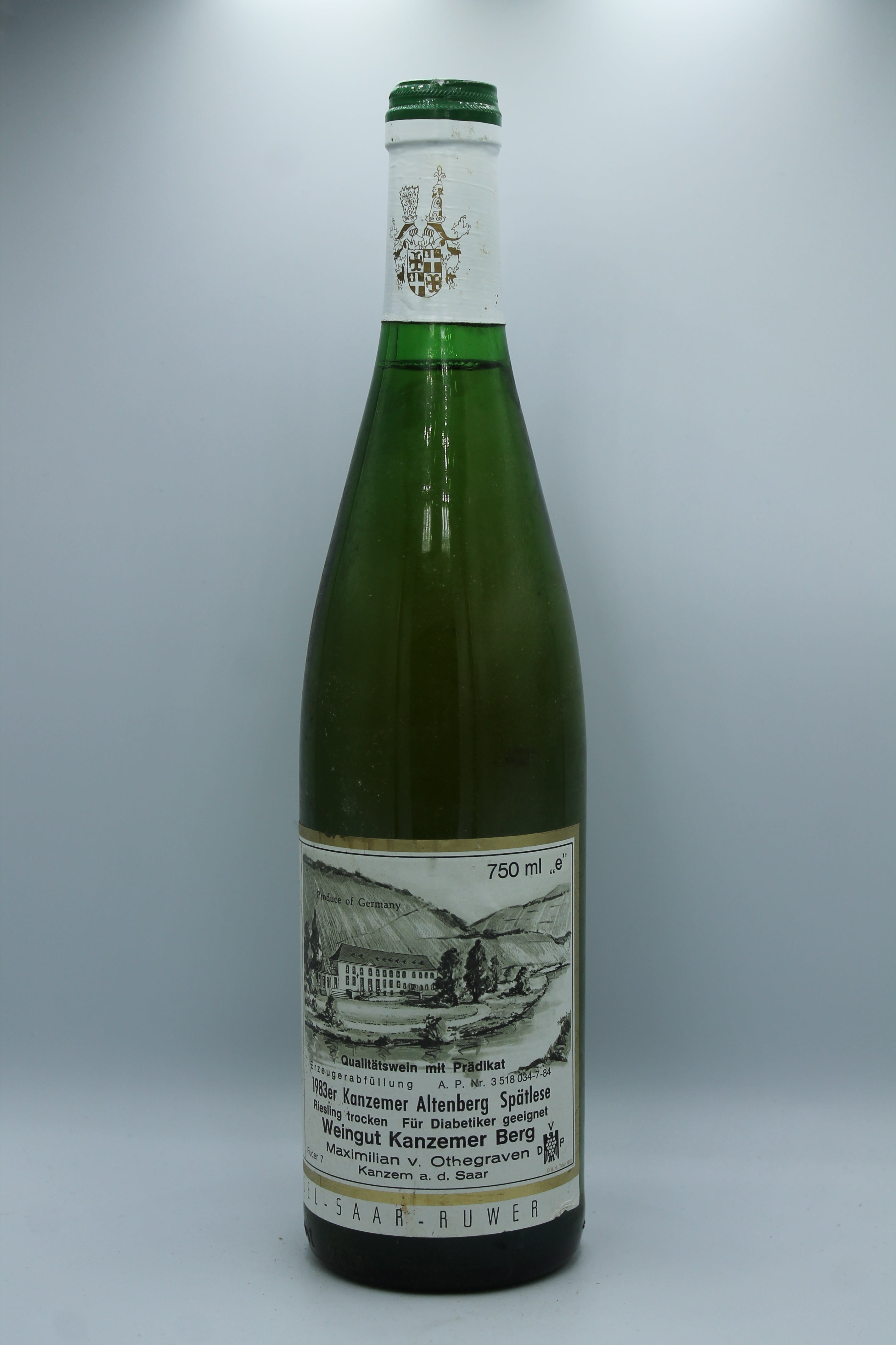 1983 Von Othegraven, Riesling, Kanzemer Altenberg, Spätlese