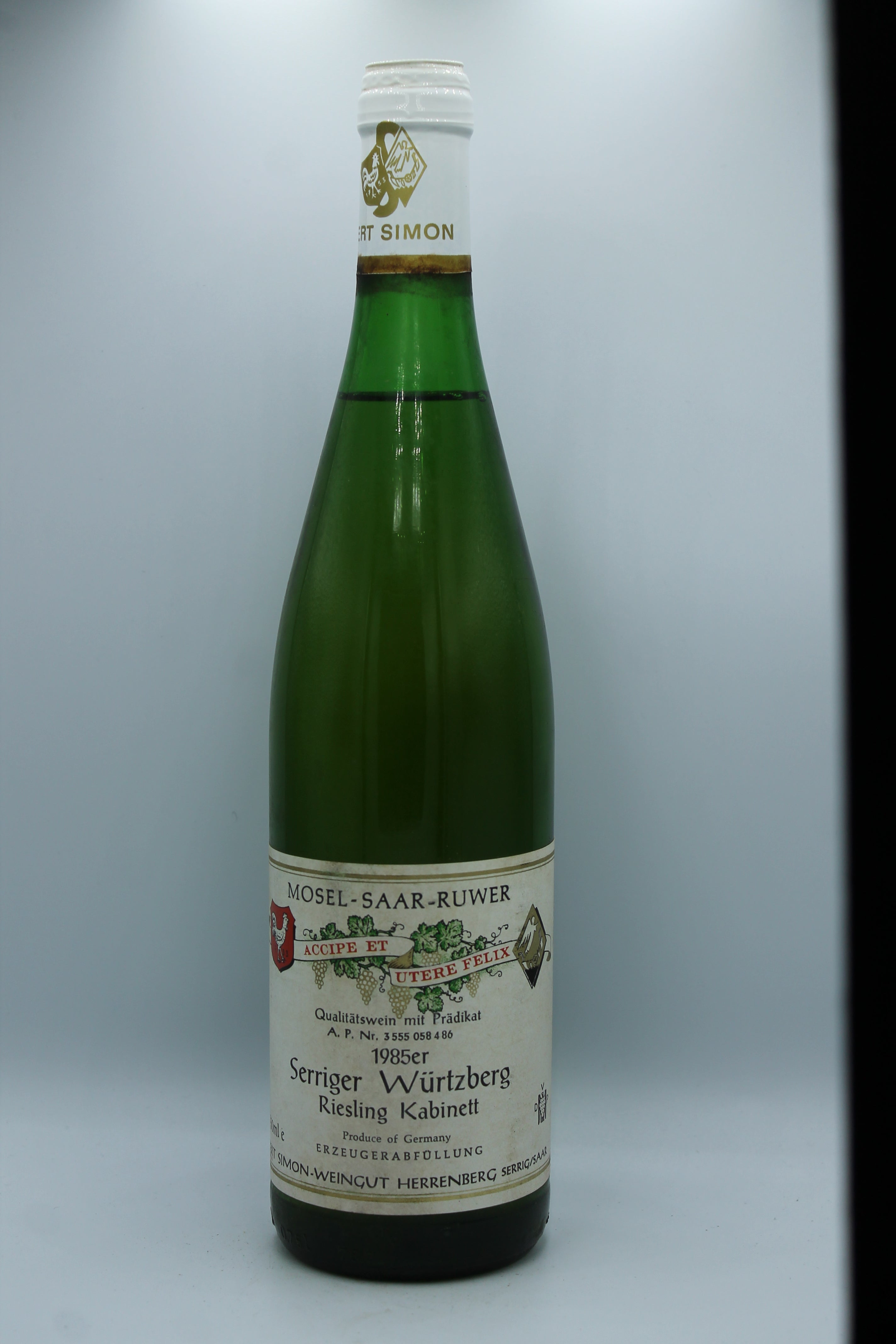 1985 Weingut Herrenberg, Riesling, Serriger Würtzberg, Kabinett