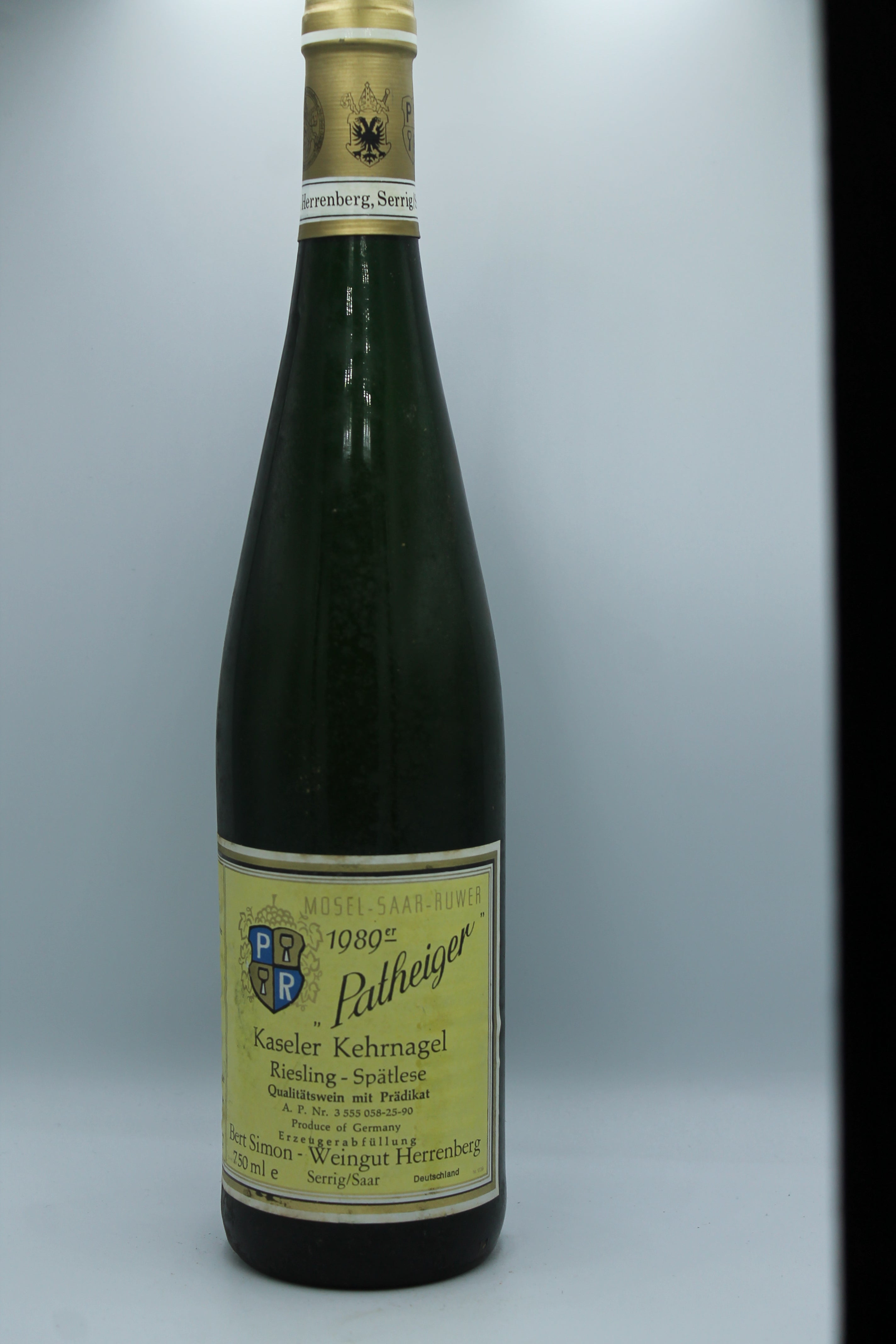1989 Weingut Herrenberg, Riesling, Kaseler Kehrnagel, Spätlese