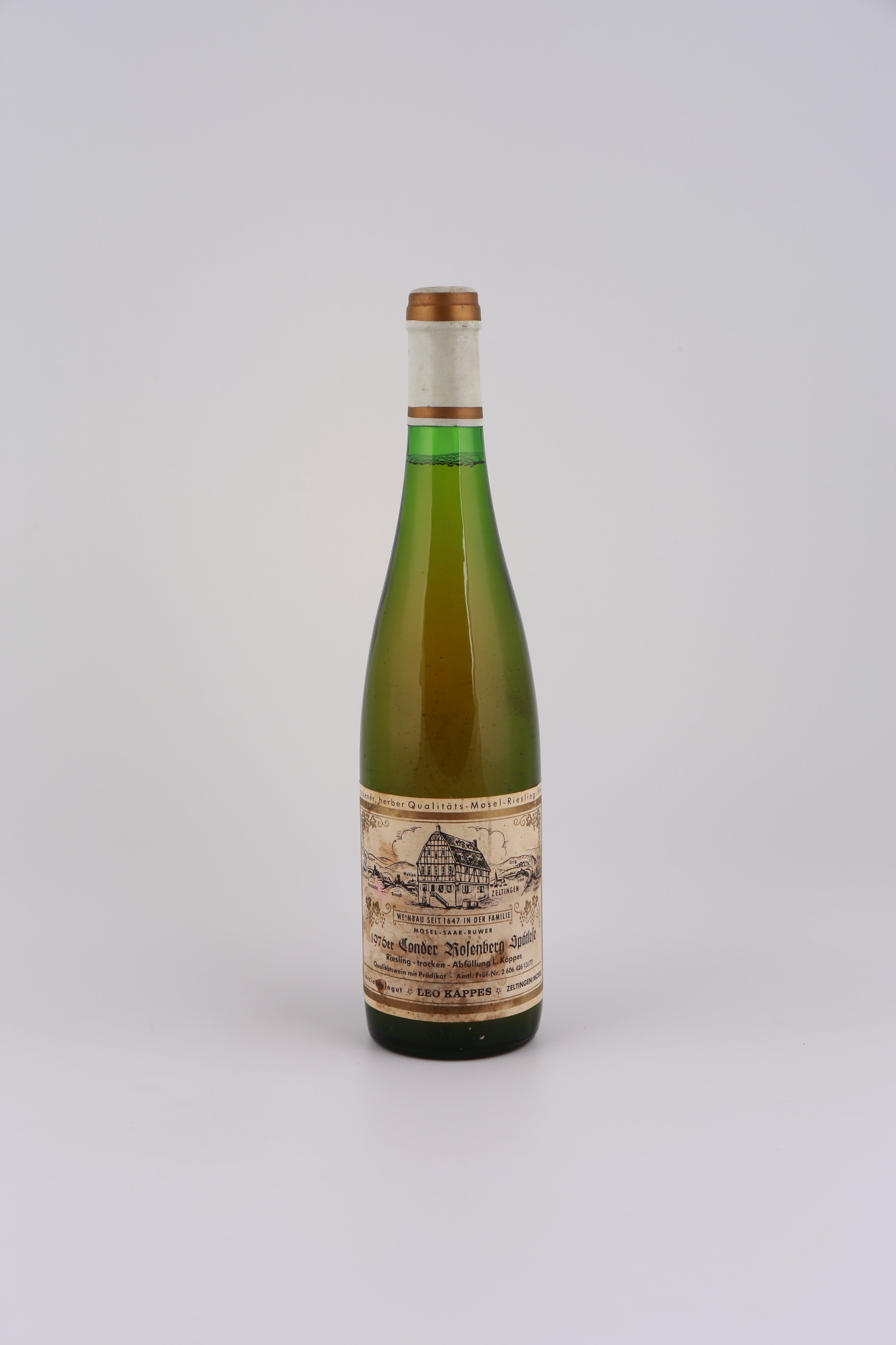 1976 Leo Kappes, Riesling, Gonder Hofenberg, Spätlese