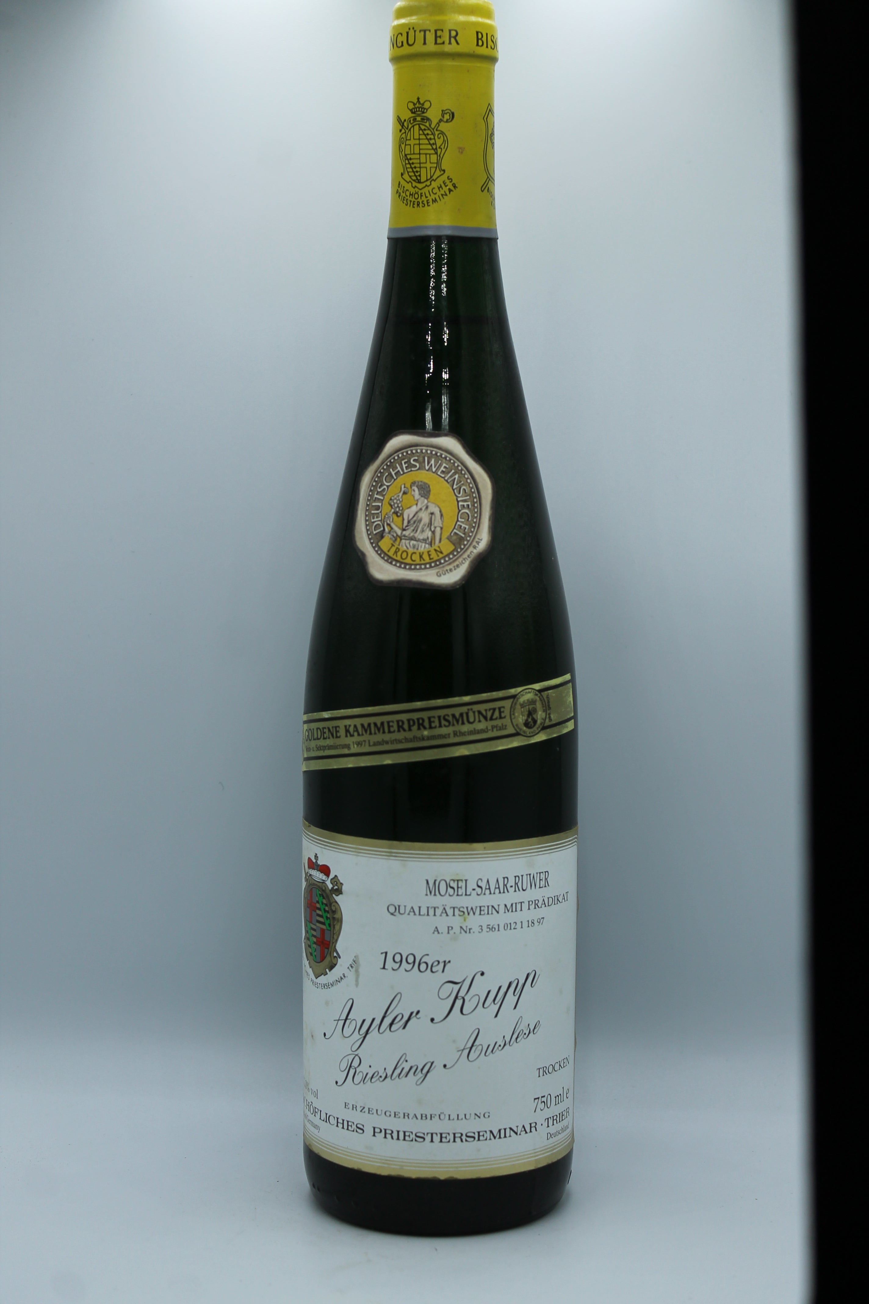 1996 Bischhöfliche Weingüter, Riesling, Ayler Kupp, Auslese