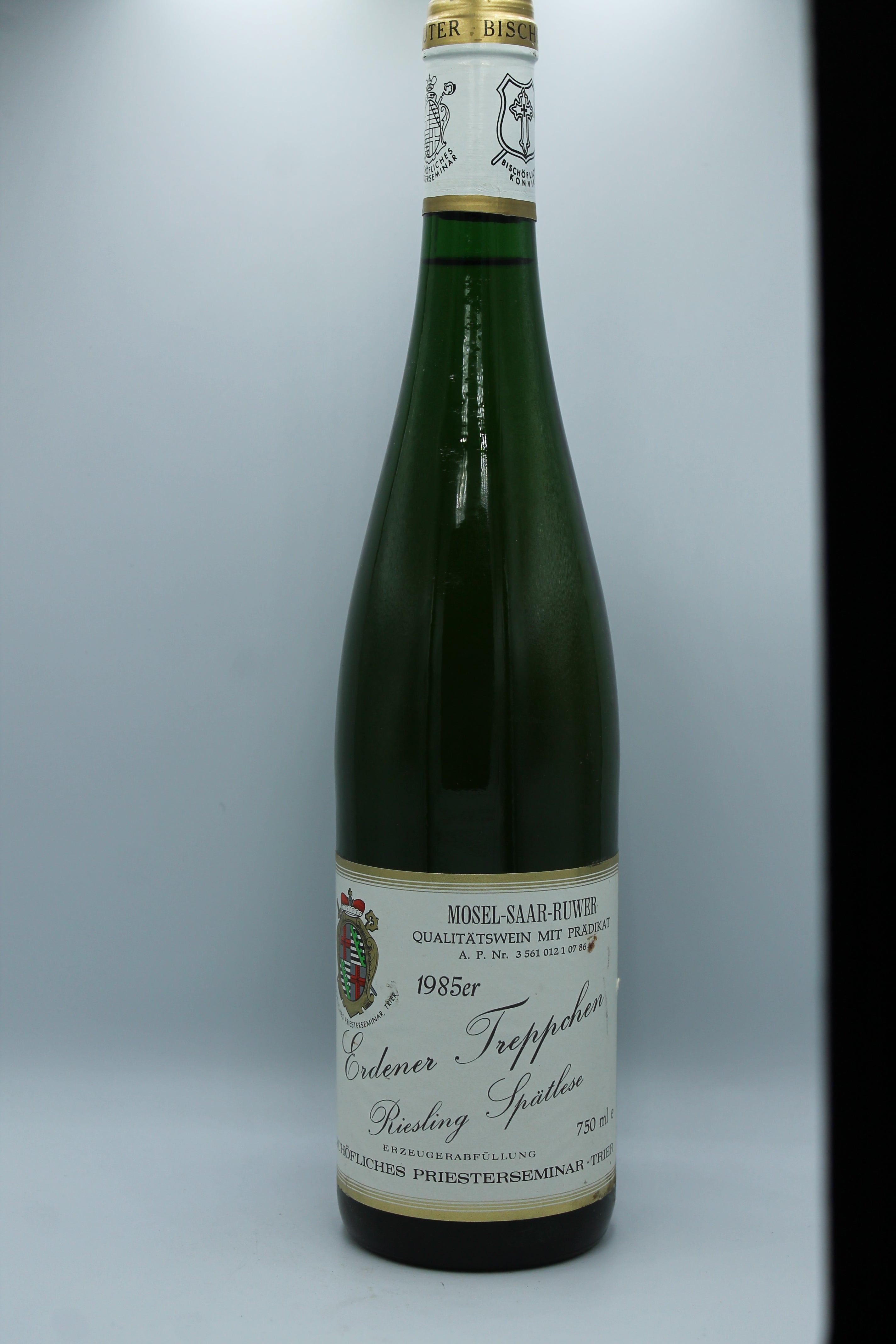 1985 Bischhöfliche Weingüter, Riesling, Erdener Treppchen, Spätlese