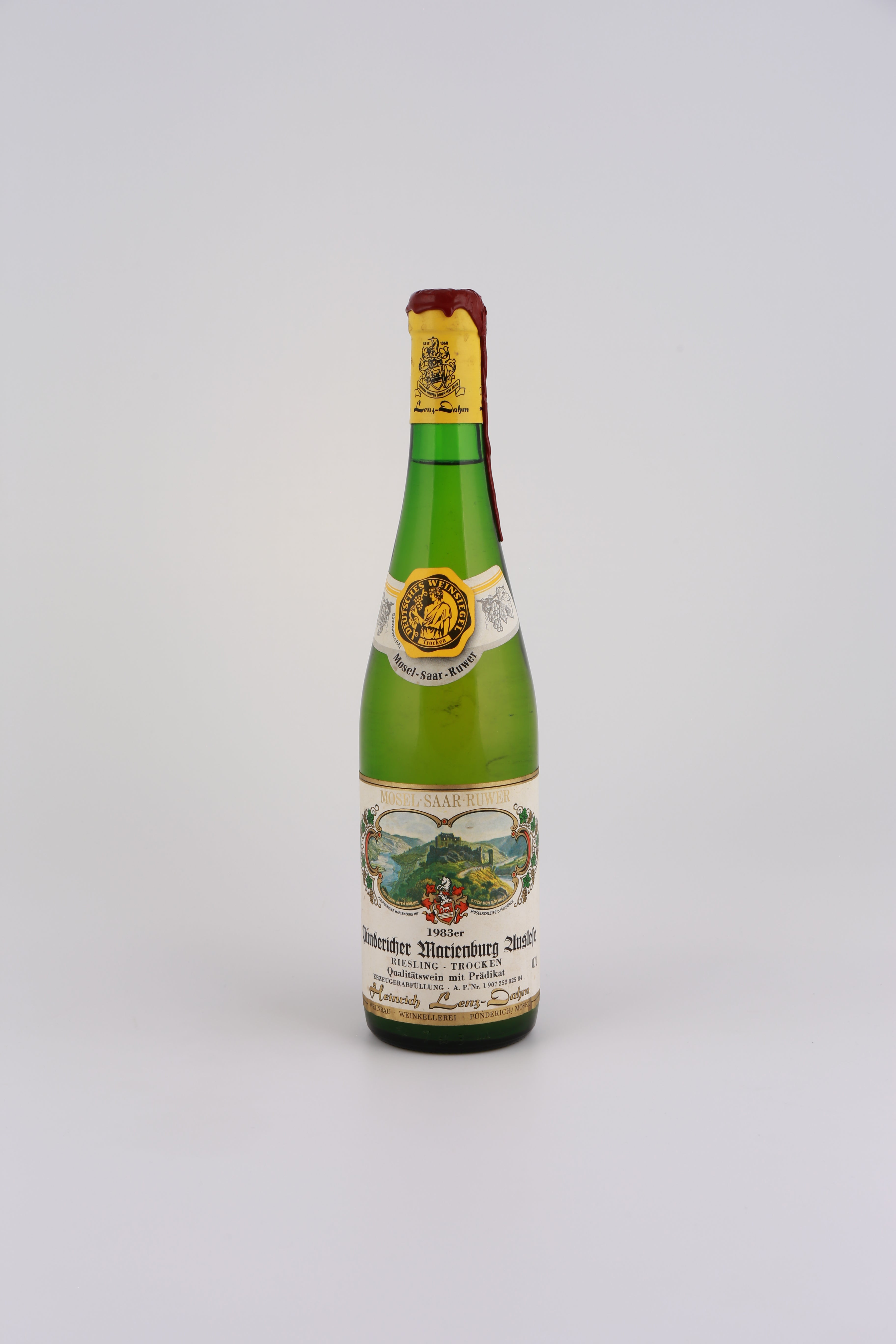 1983 Lenz-Dahm, Riesling, Pünderer Marienburg, Auslese