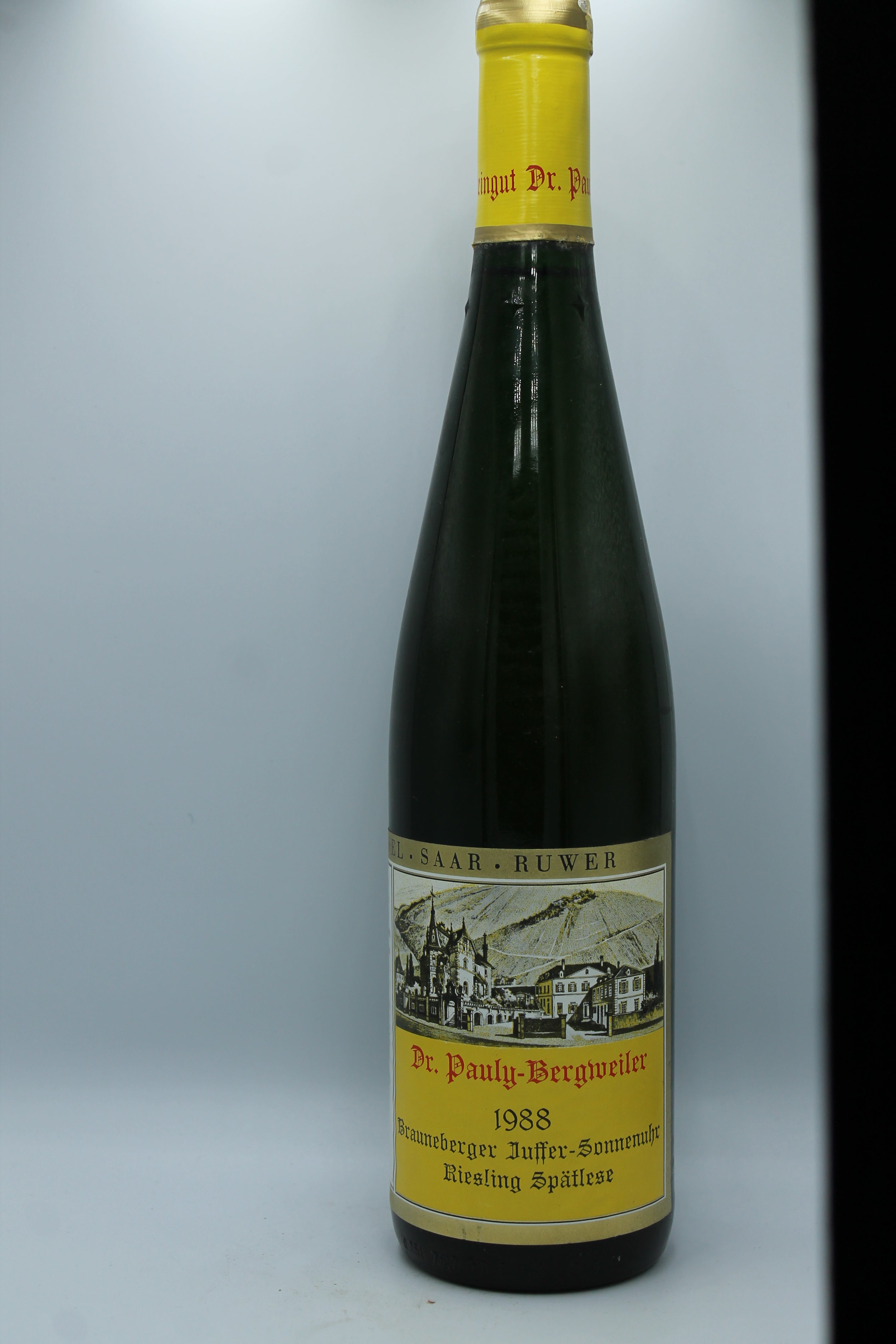 1988 Dr Pauly-Bergweiler, Riesling, Brauneberger Juffer Sonnenuhr, Spätlese
