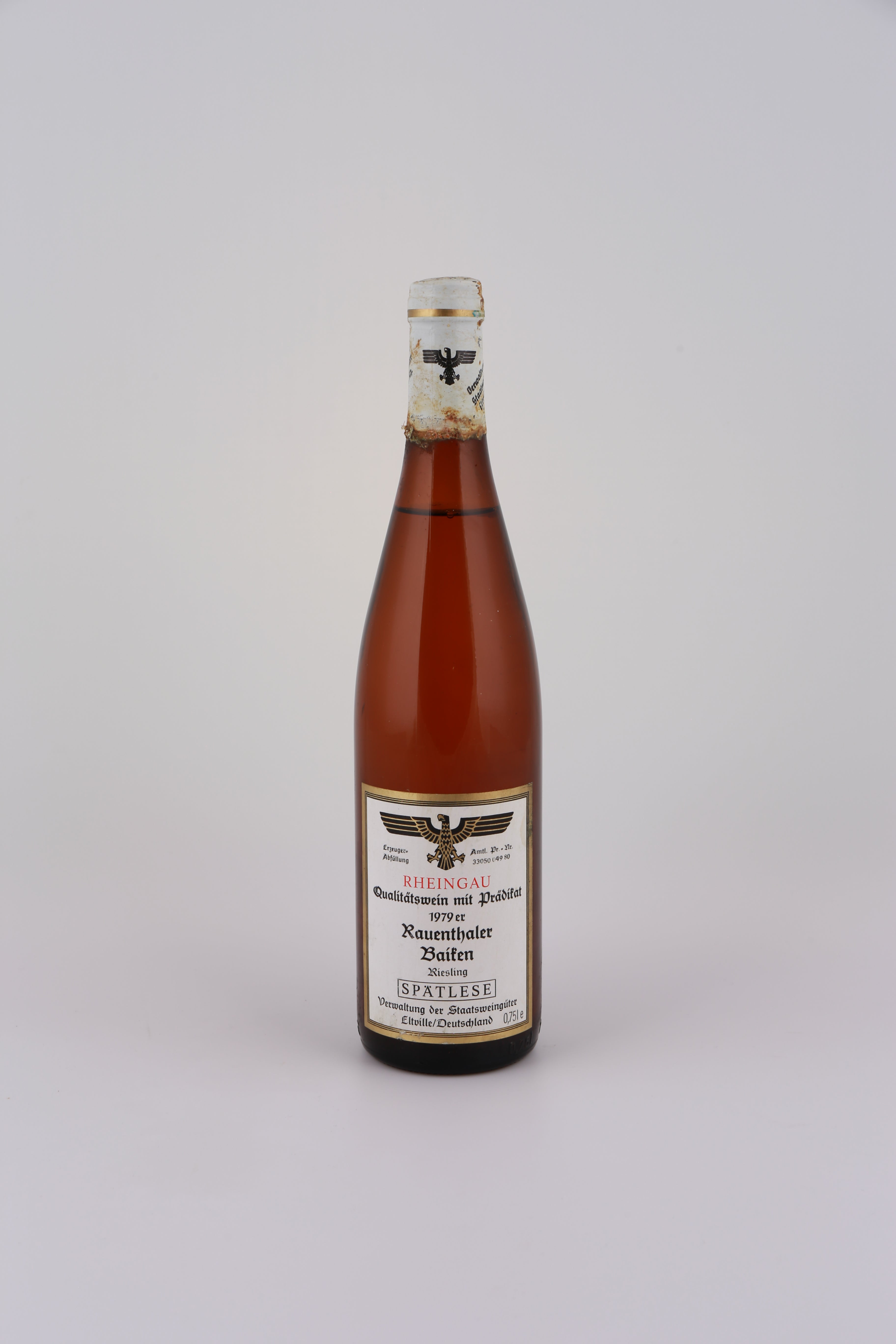 1979 Staatsweingüter Eltville, Riesling, Rauentahler Baiken, Spätlese