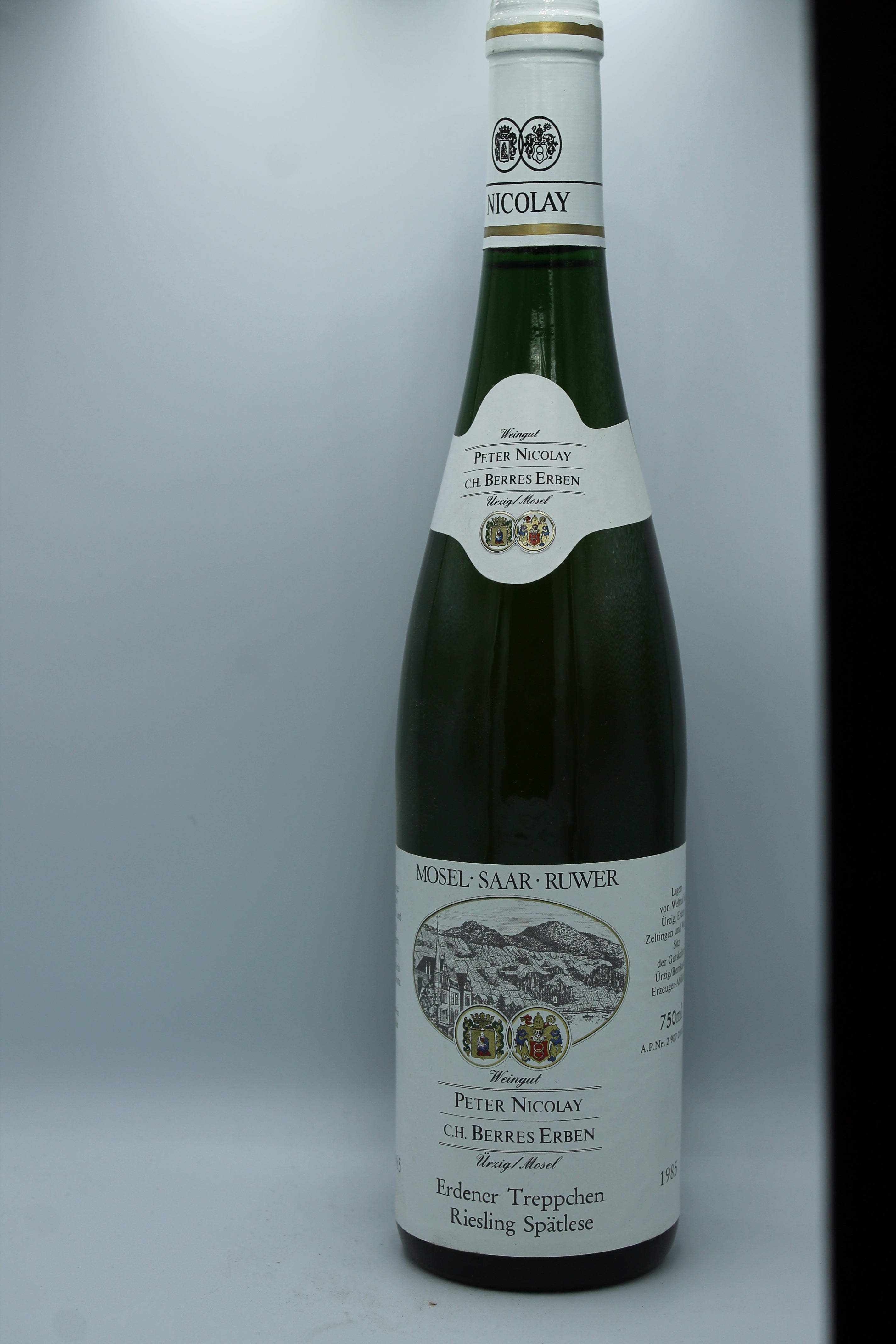 1985 Peter Nicolay, Riesling, Erdener Treppchen, Spätlese