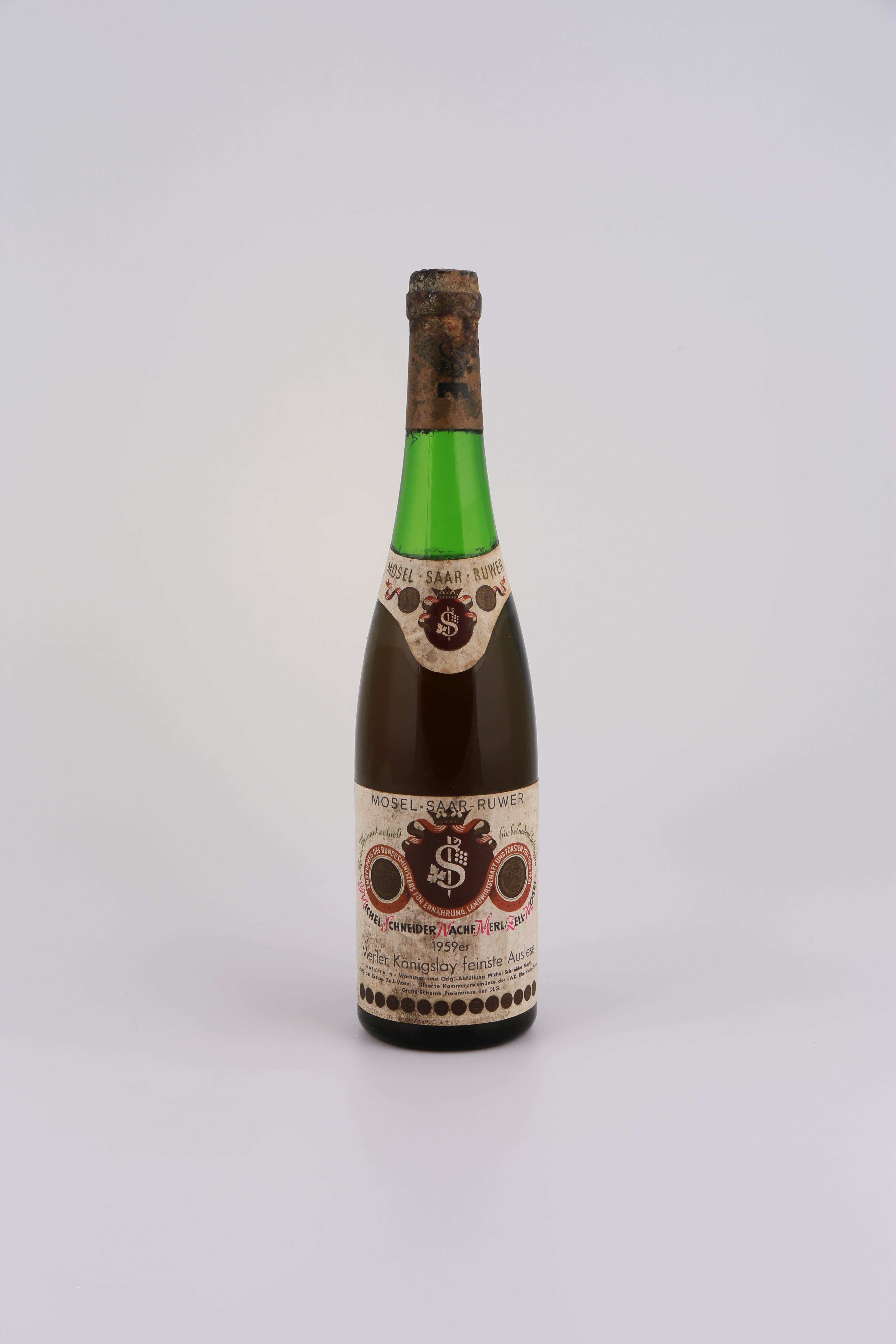 1959 Weingut Michel-Schneider, Riesling, Auslese, edelsüß, feinste