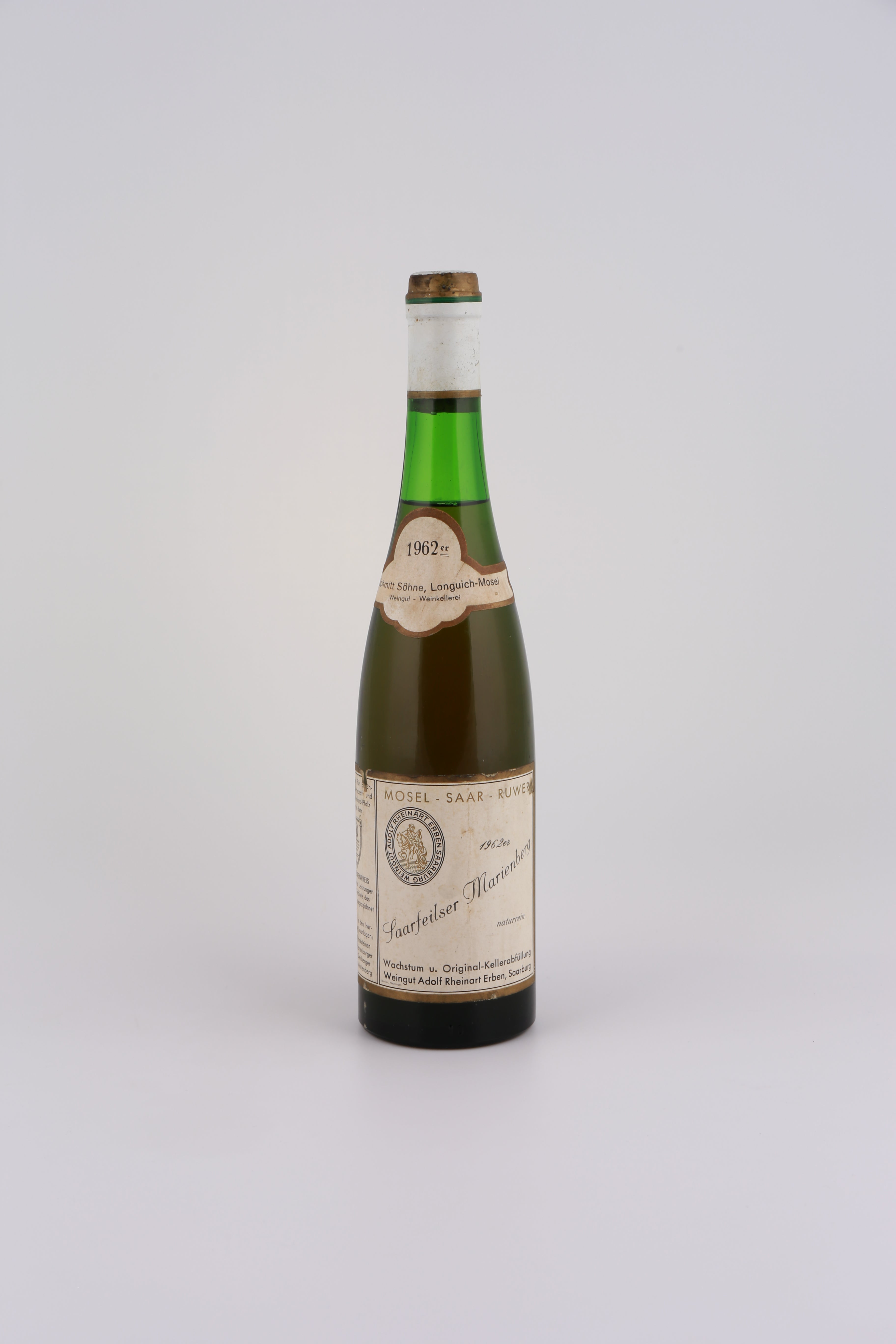 1962 Weingut Adolf Rheinart Erben / H.Schmitt und Söhne, Riesling, Qba, trocken, naturrein