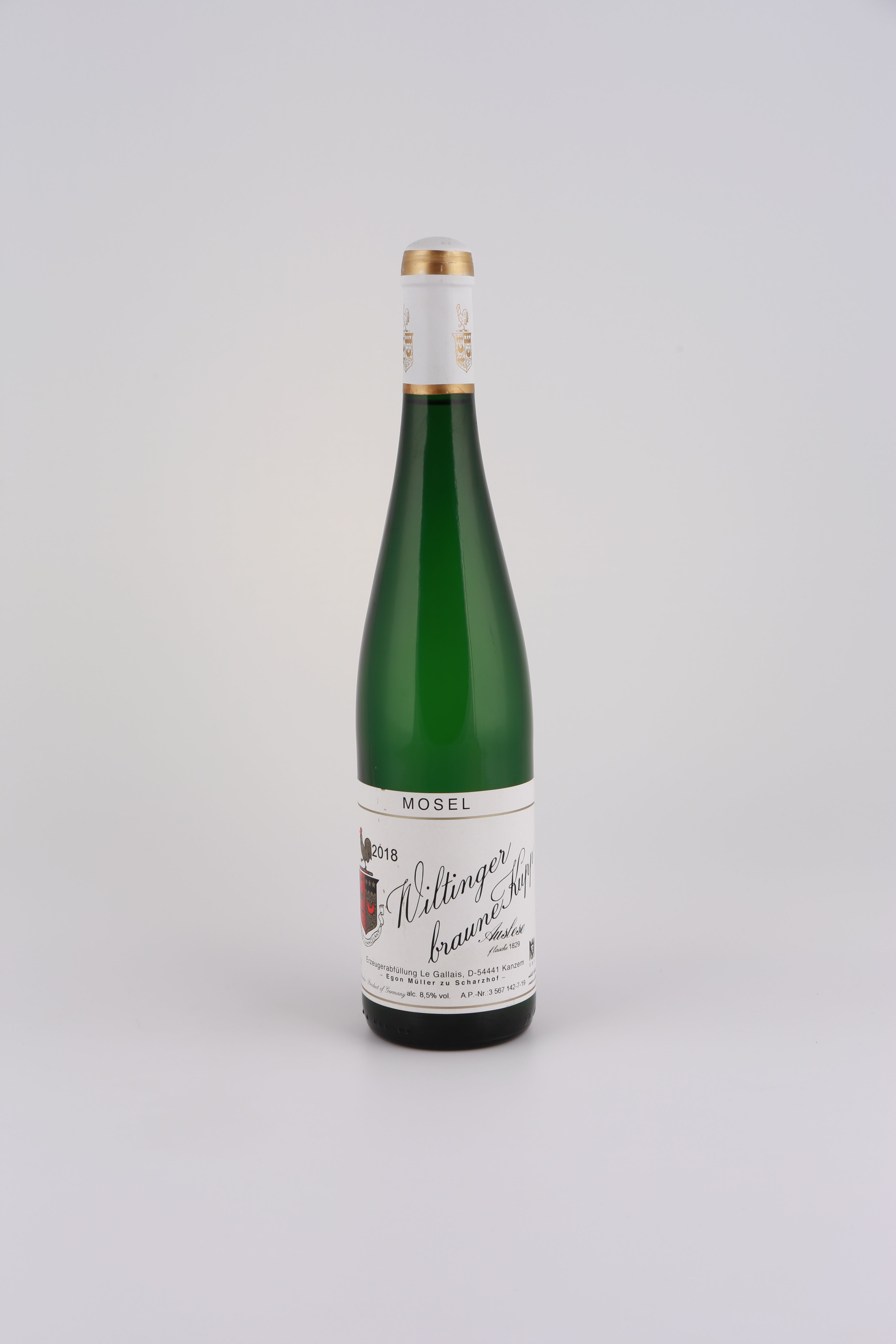 2018 Egon Müller Le Gallaise, Riesling, Wiltinger Braune Kupp, Auslese