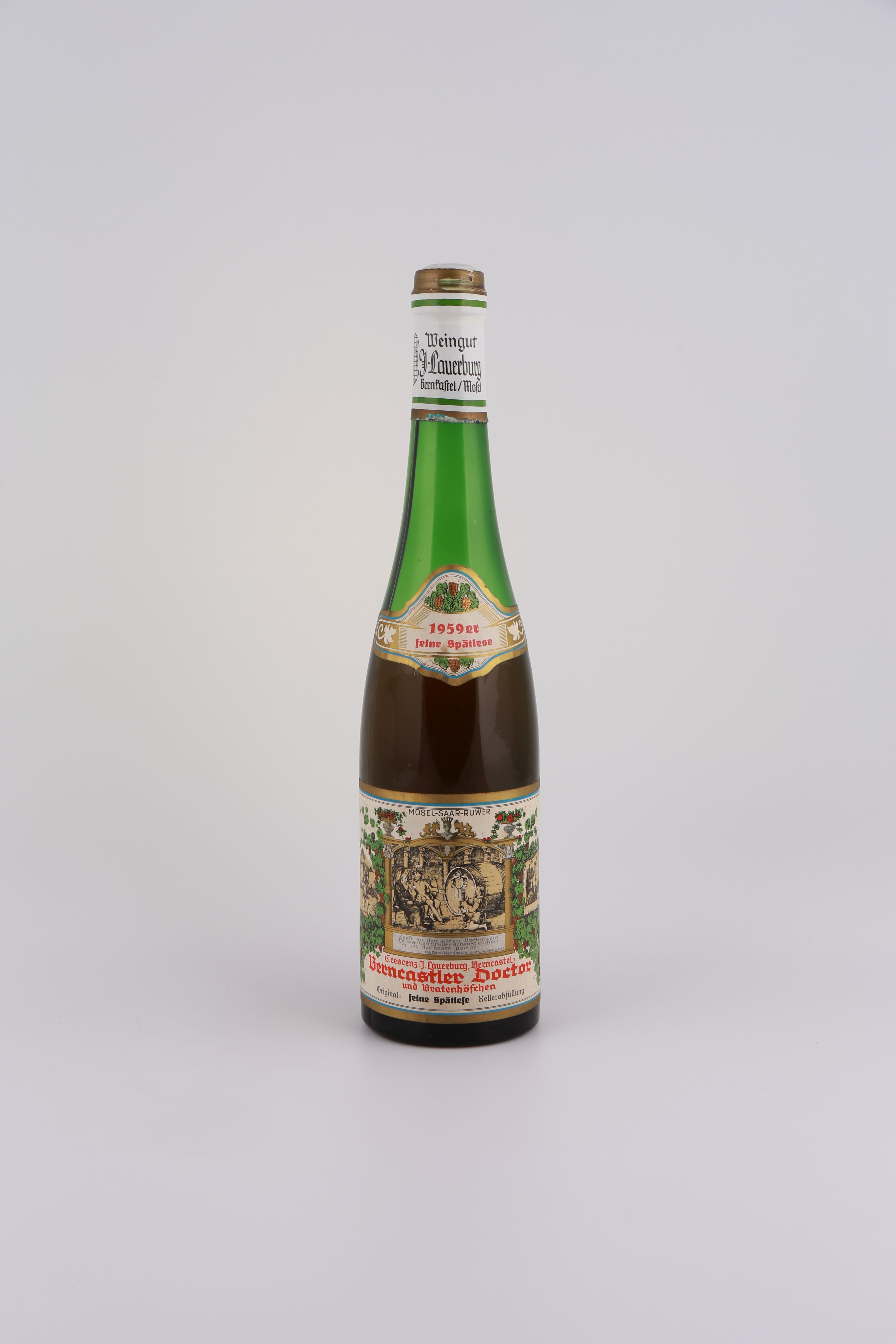1959 Weingut J. Lauerburg, Riesling, Spätlese, edelsüß
