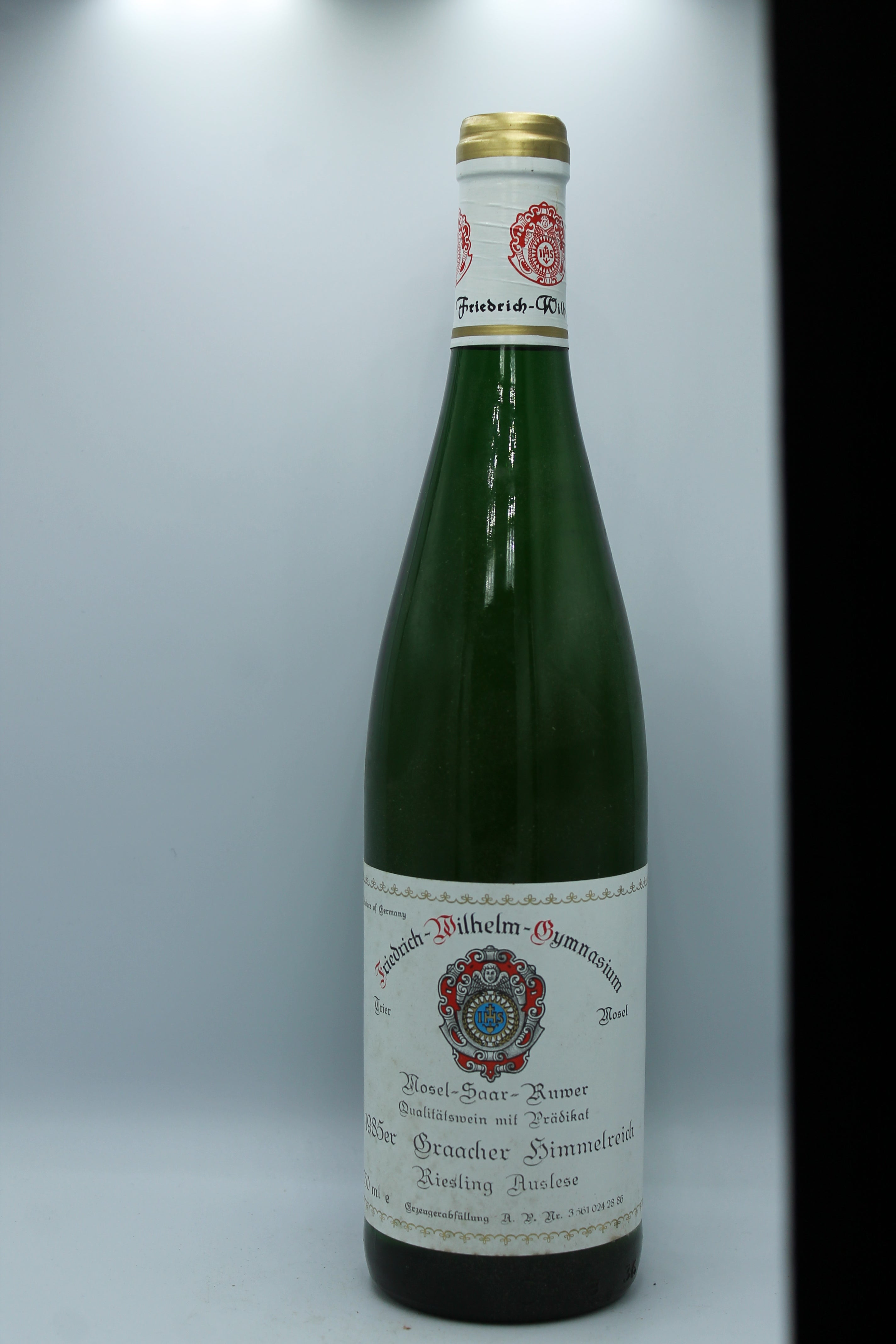 1985 Friedrich-Wilhelm-Gymnasium, Riesling, Graacher Himmelreich, Auslese