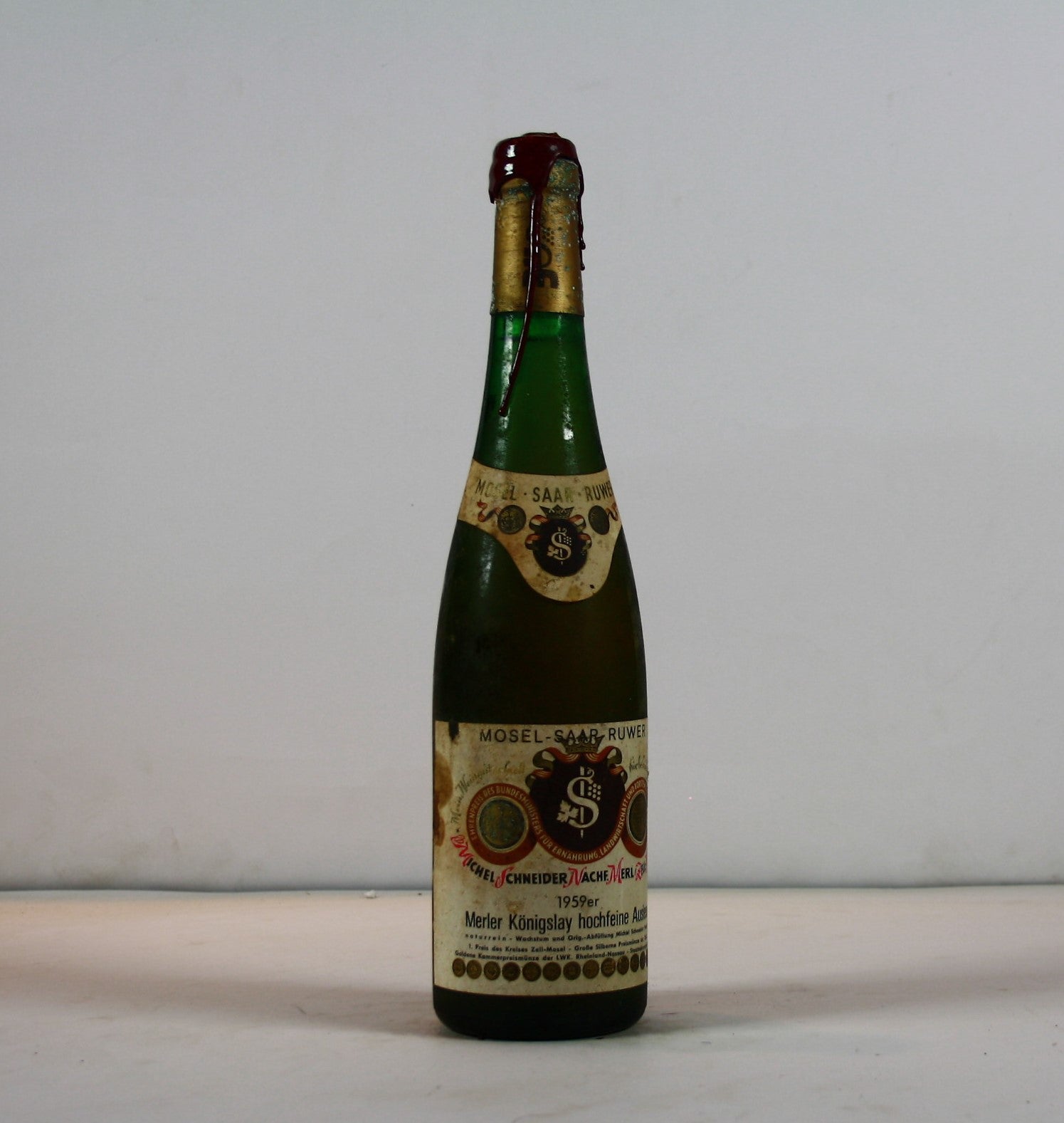 1959 Michel Schneider, Riesling, hochfeine Auslese, fruchtig