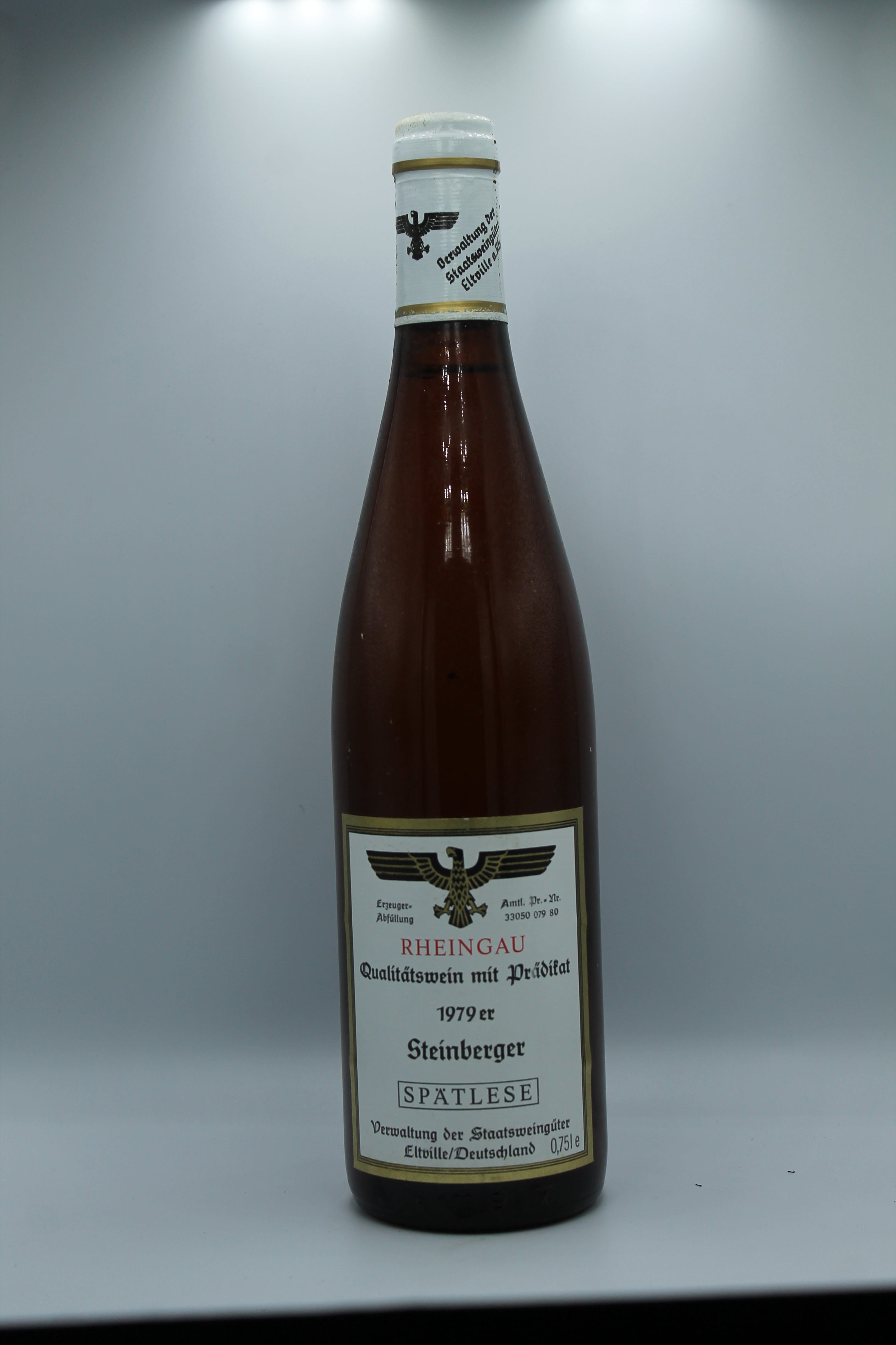 1979 Staatsweingüter Eltville, Riesling, Steinberger, Spätlese