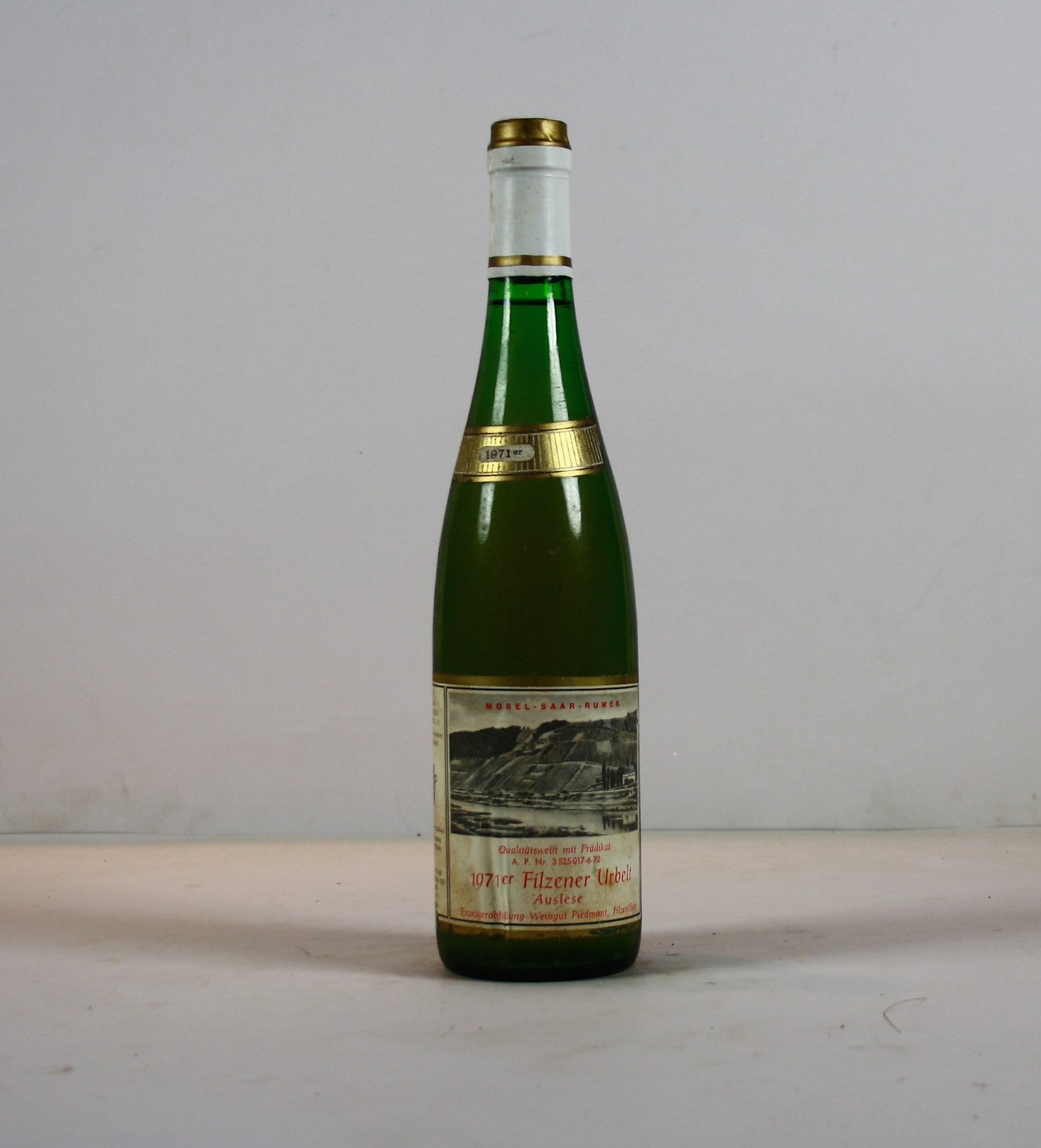 1971 Weingut Piedmont, Riesling, Filzener Urbelt, Auslese