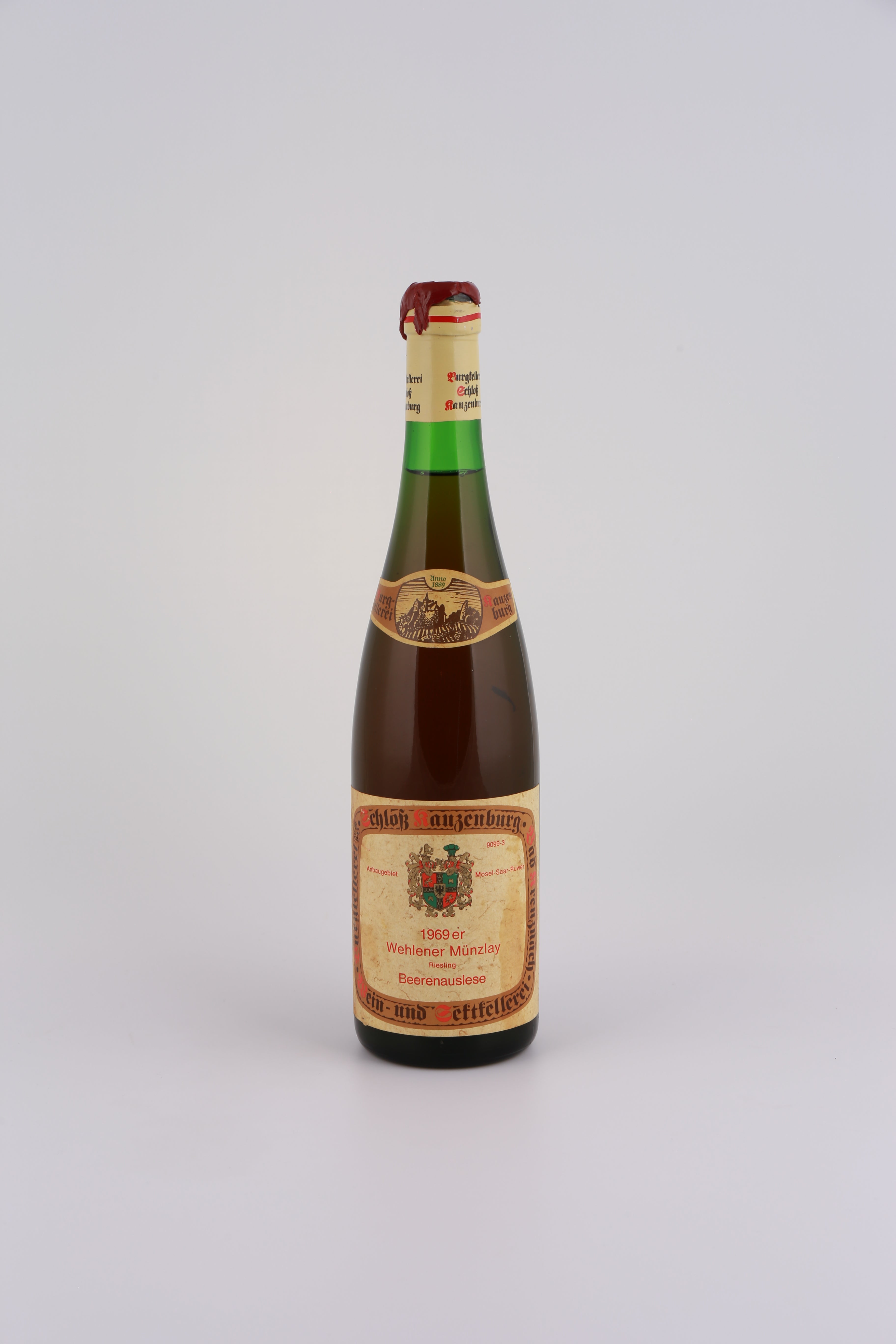1969 Schloss Kauzenburg, Riesling, Wehlener Münzlay, Beerenauslese