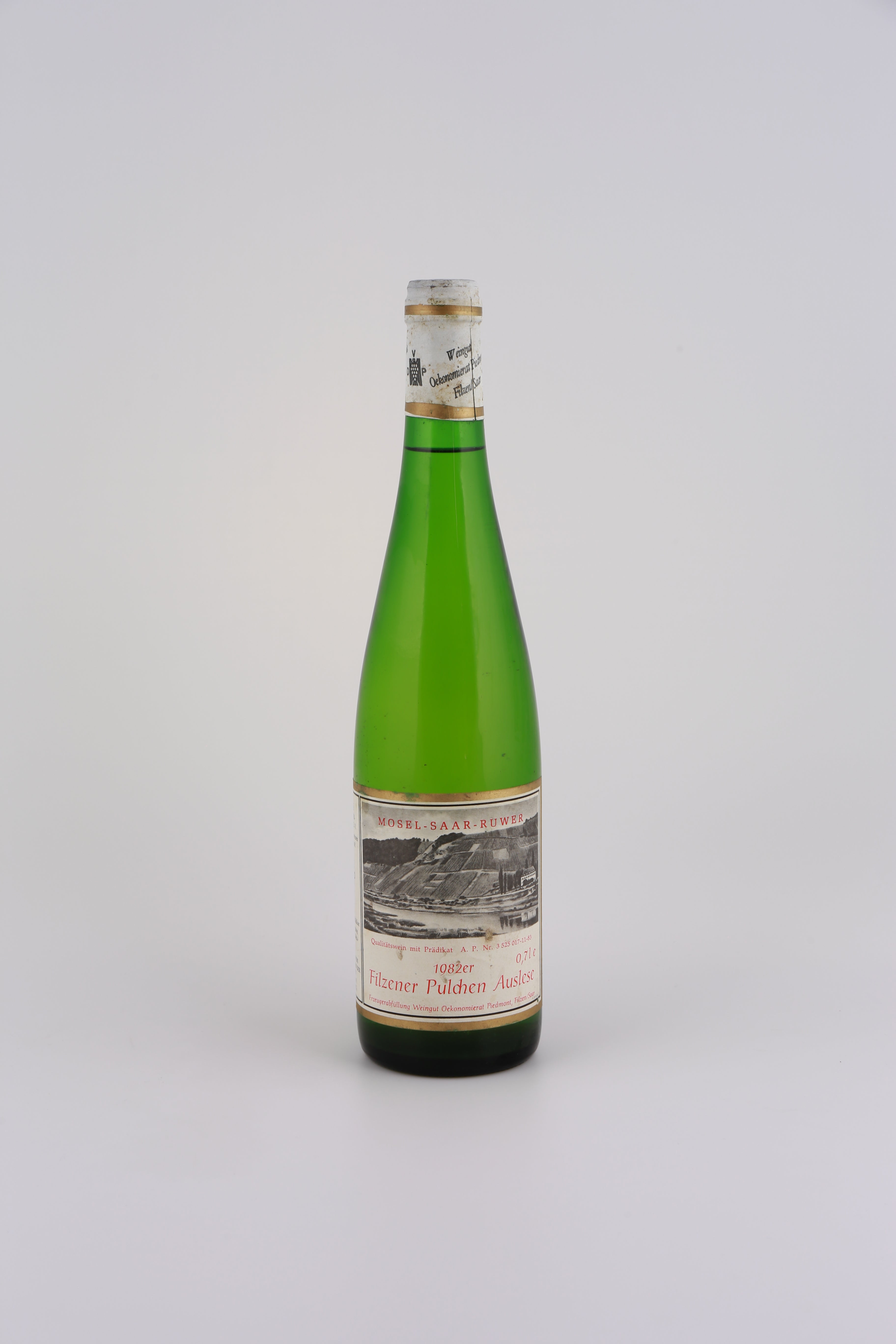 1982 Weingut Piedmont, Riesling, Filzener Urbelt, Auslese