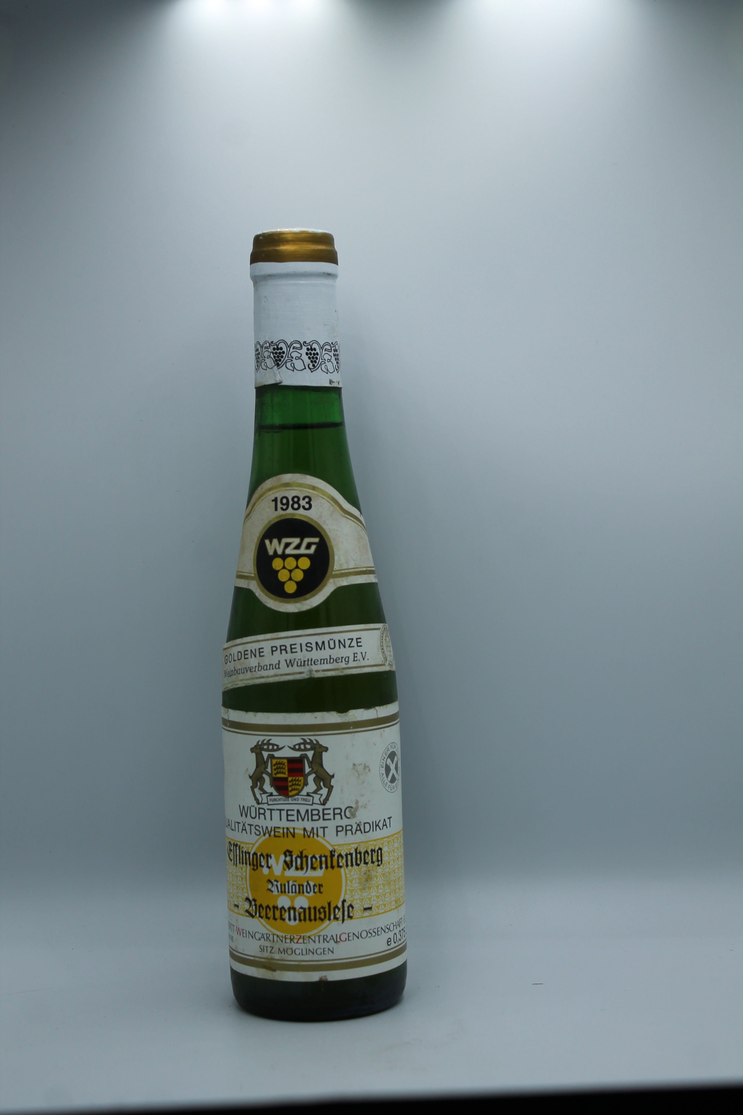 1983 Weingärtner Zentral Genossenschaft, Ruländer, Esslinger Schenkenberg, Beerenauslese