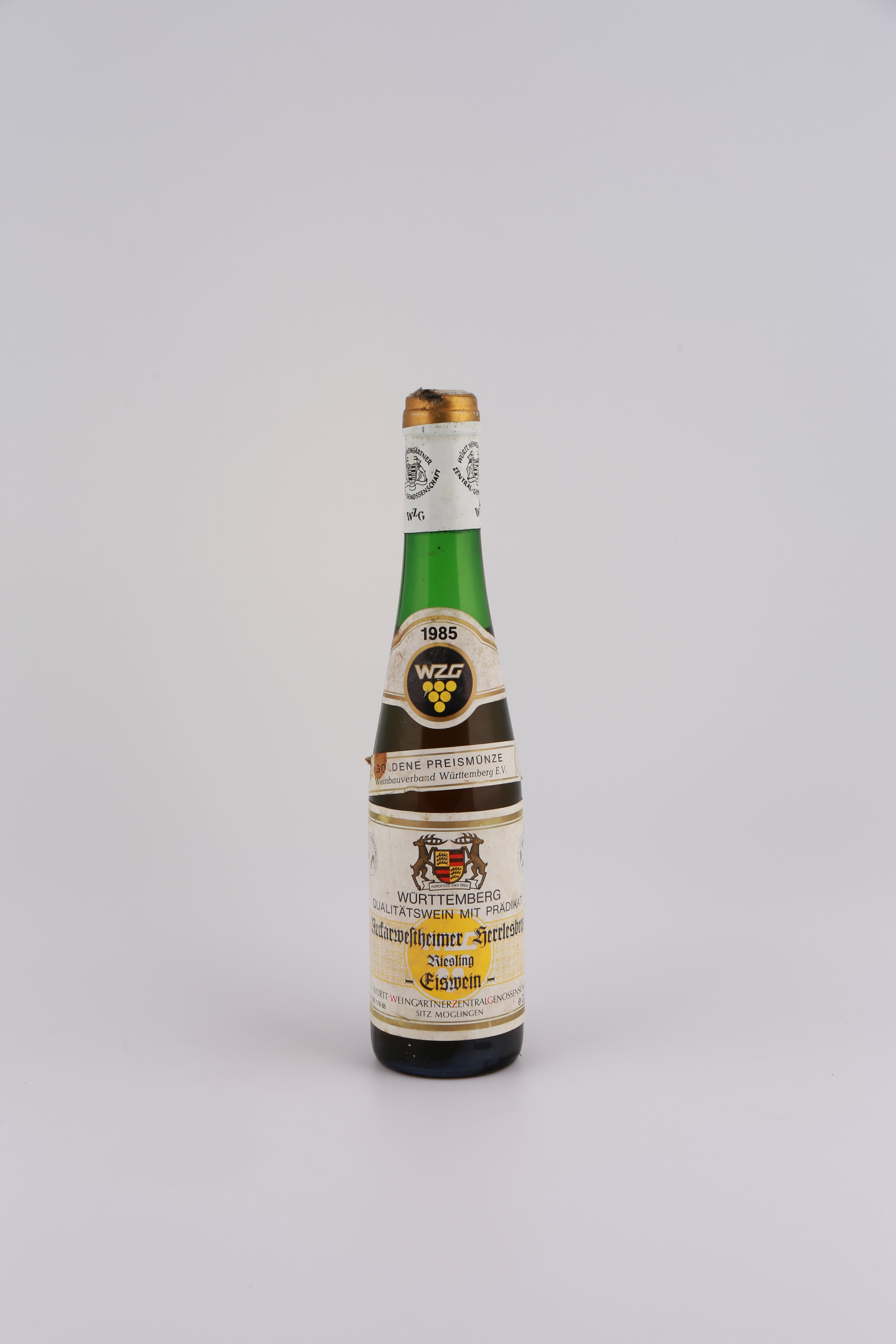 1985 Weingärtner Zentral Genossenschaft, Ruländer, Neckarwestheimer Herrlesberg, Eiswein