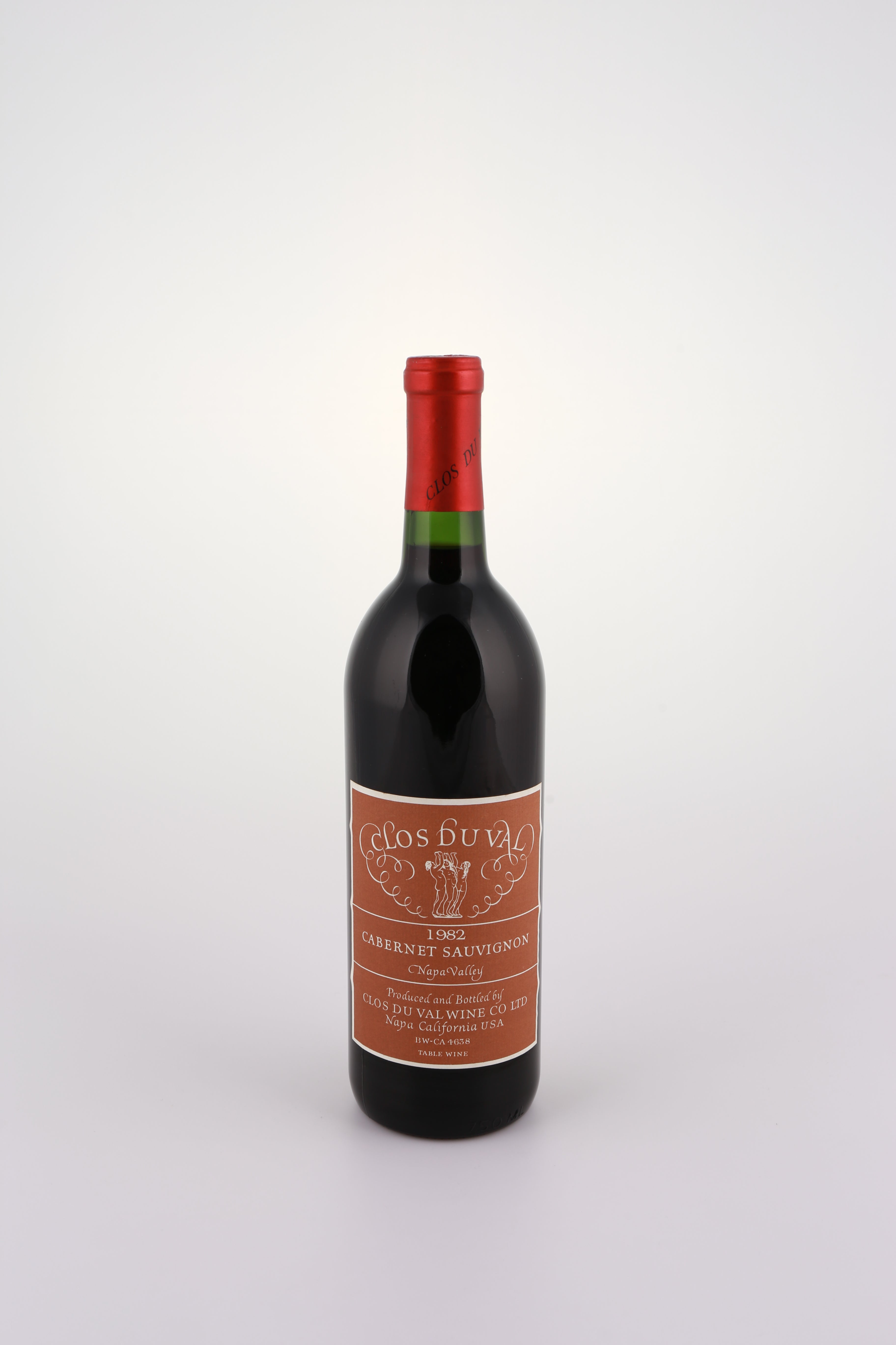 1982 Clos du Val, Cabernet Sauvignon, Versteigerungwein