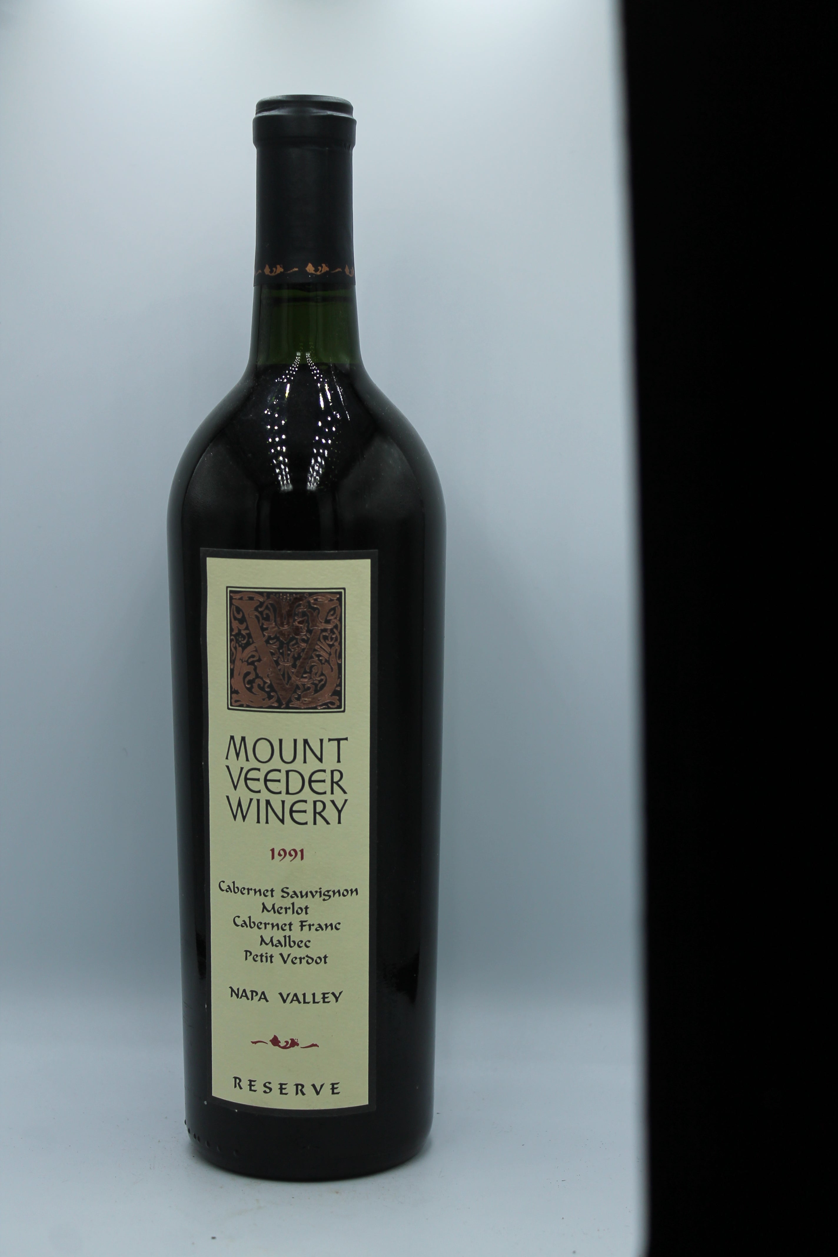 1991 Mount Veeder Winery, Cabernet Sauvignon / Merlot / Cabernet Franc / Malbec / Petit Verdot