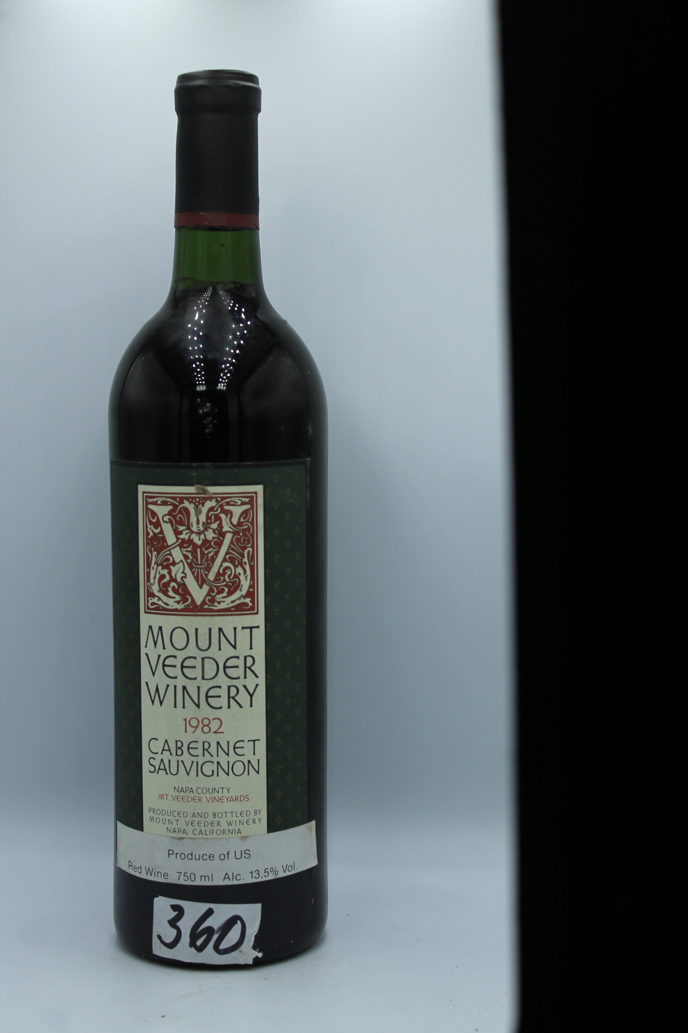 1982 Mount Veeder Winery, Cabernet Sauvignon