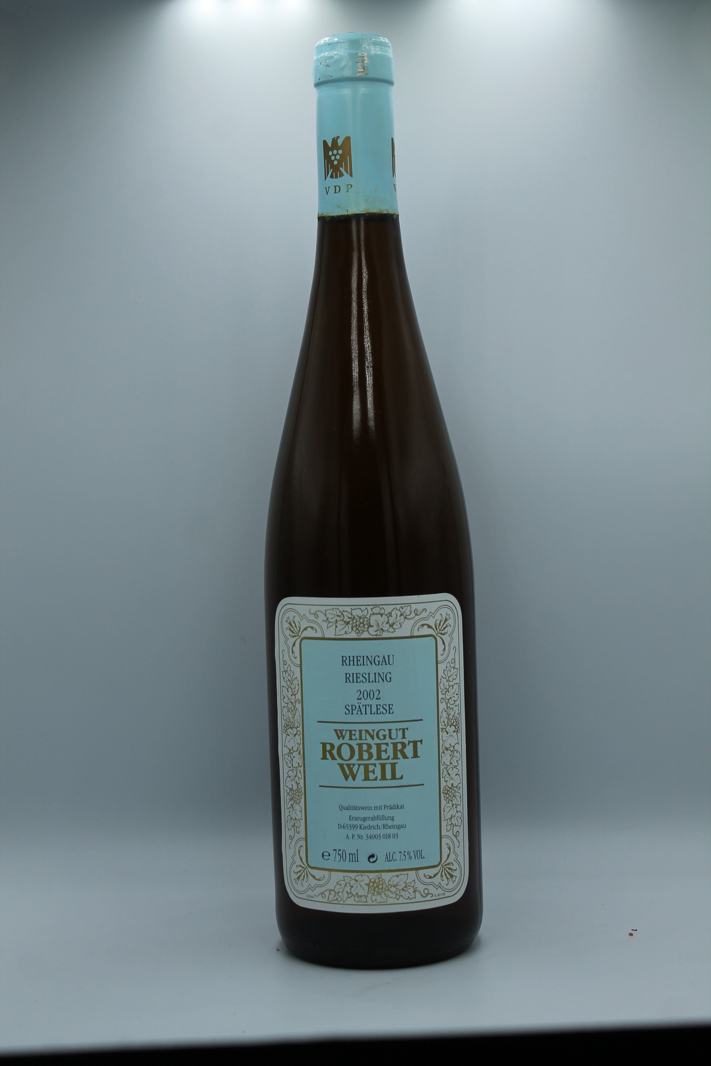 2002 Robert Weil, Riesling, Spätlese