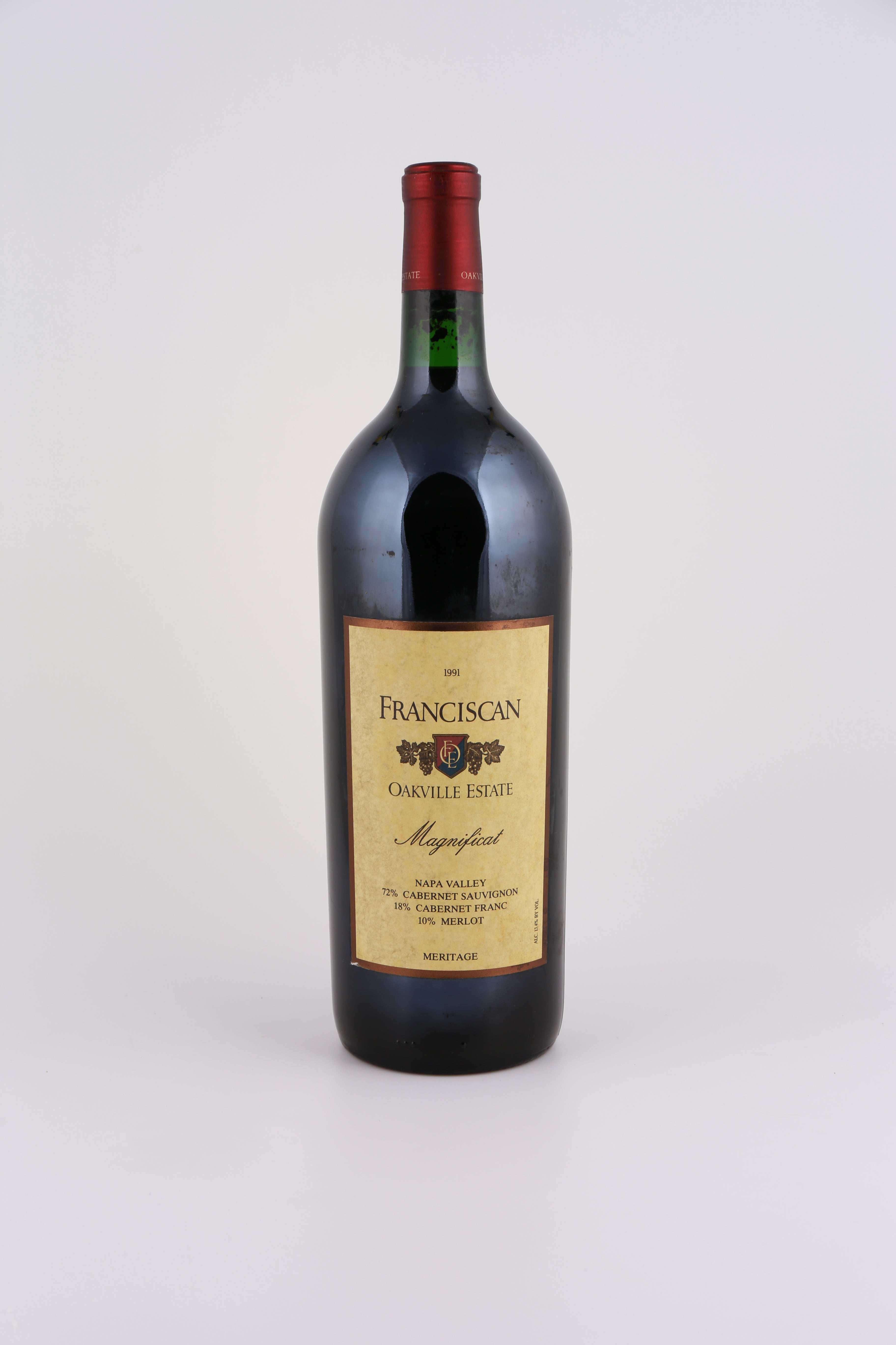 1991 Franciscan Vineyards, Cabernet Franc / Cabernet Sauvignon / Merlot