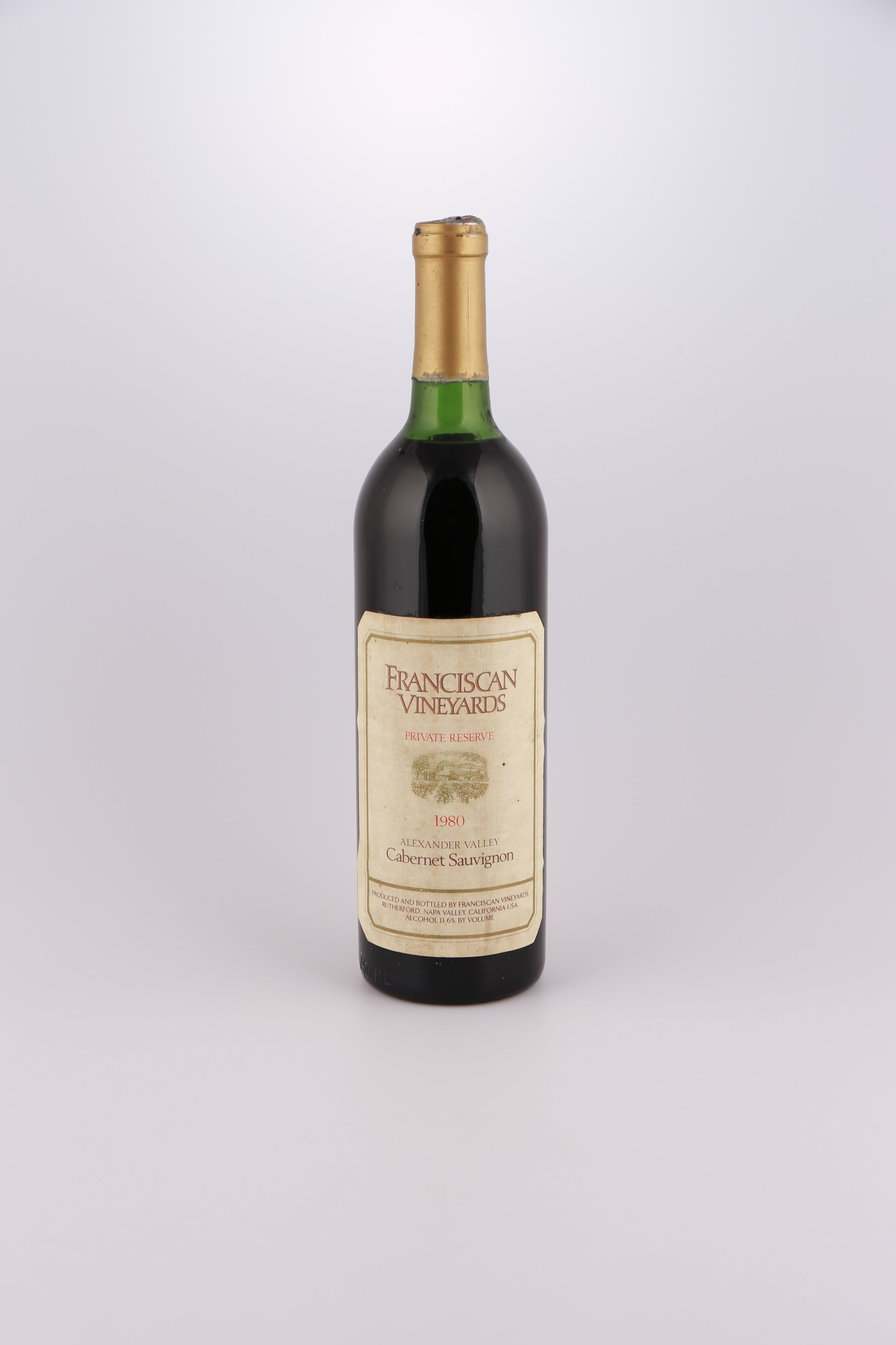 1980 Franciscan Vineyards, Cabernet Sauvignon, Alexander Valley