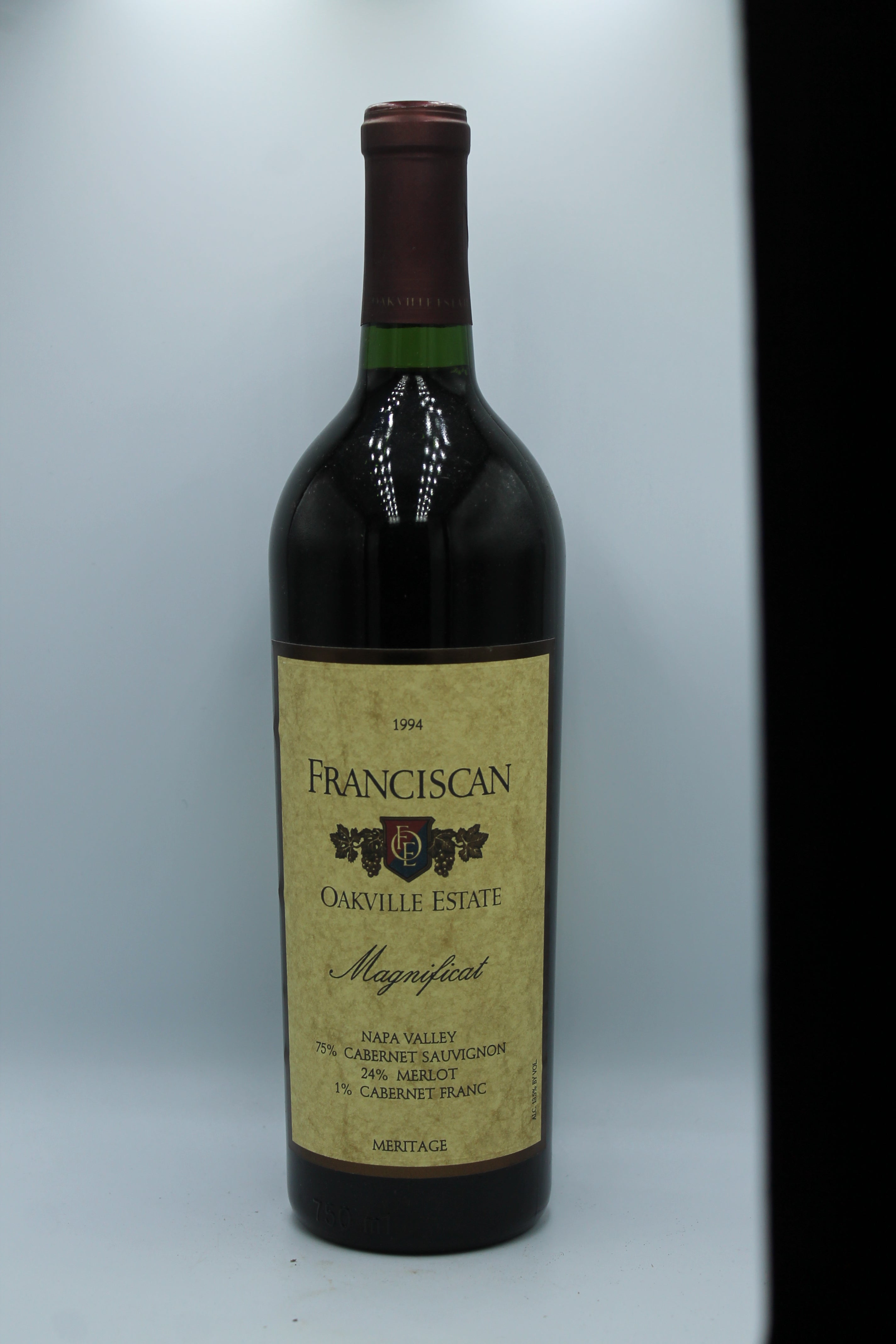 1994 Franciscan Vineyards, Cabernet Sauvignon / Merlot / Cabernet Franc