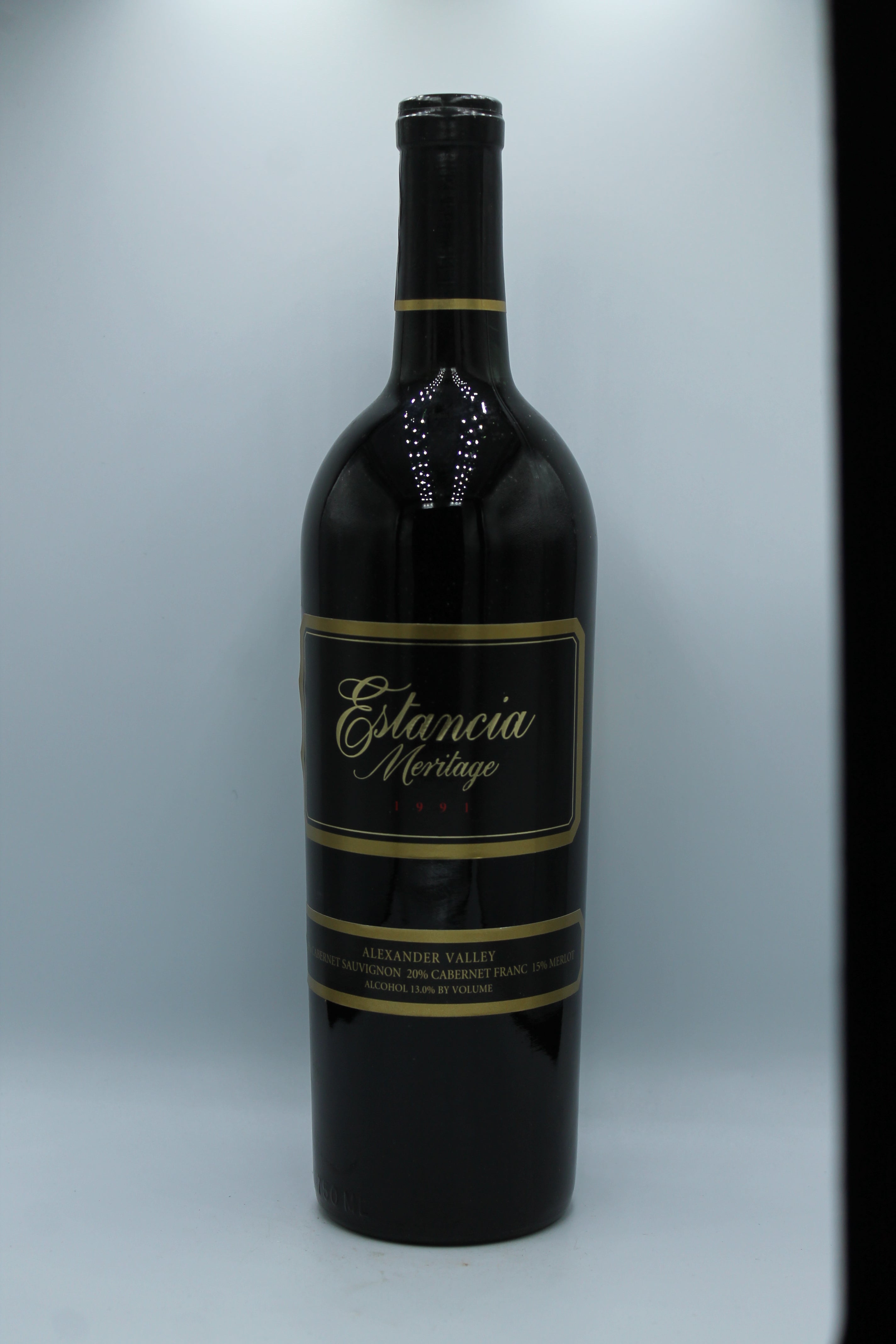 1991 Estancia Estates, Cabernet Sauvignon / Cabernet Franc / Merlot, Alexander Valley