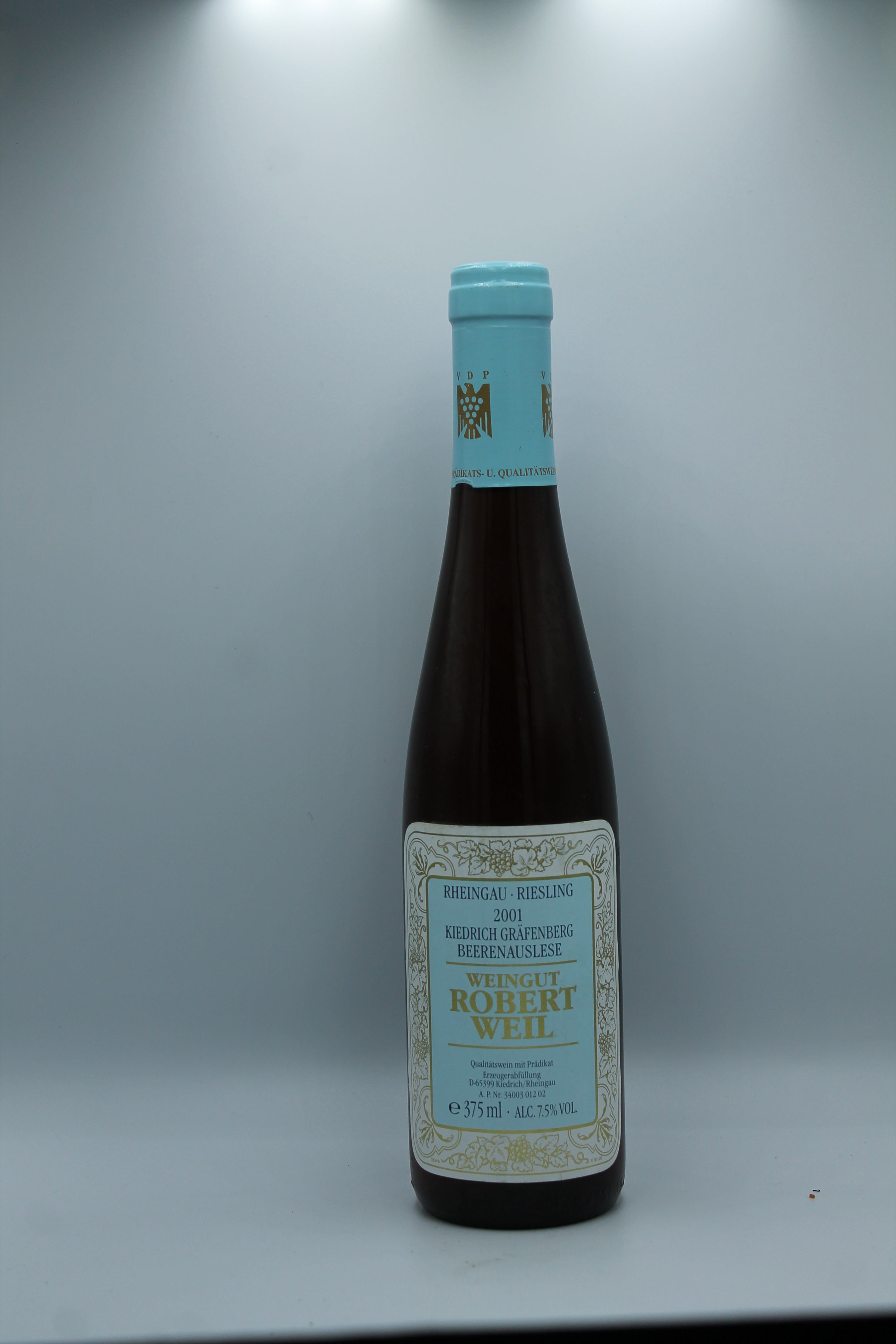 2001 Robert Weil, Riesling, Kiedricher Gräfenberg, Beerenauslese