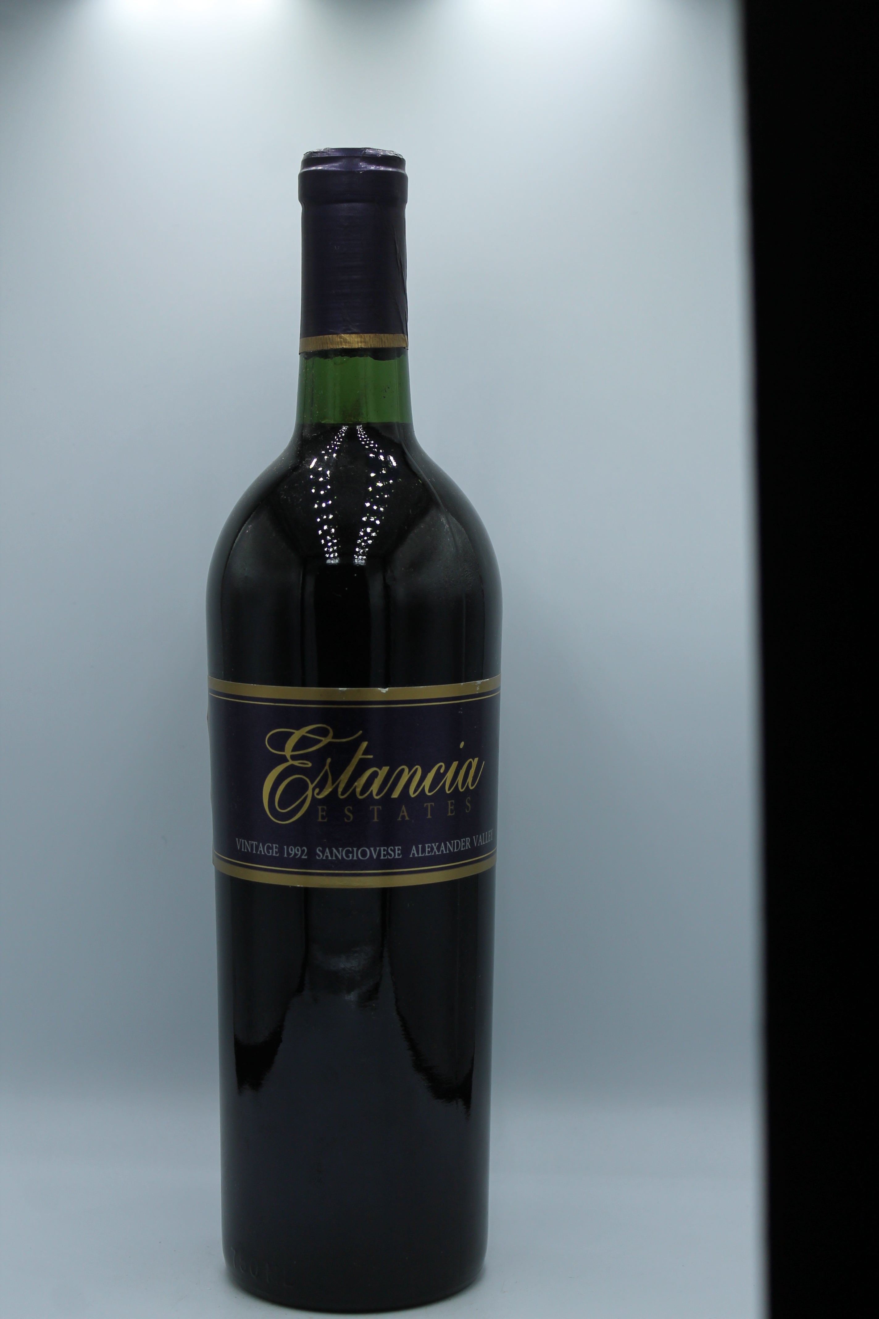 1992 Estancia Estates, Sangiovese, Alexander Valley