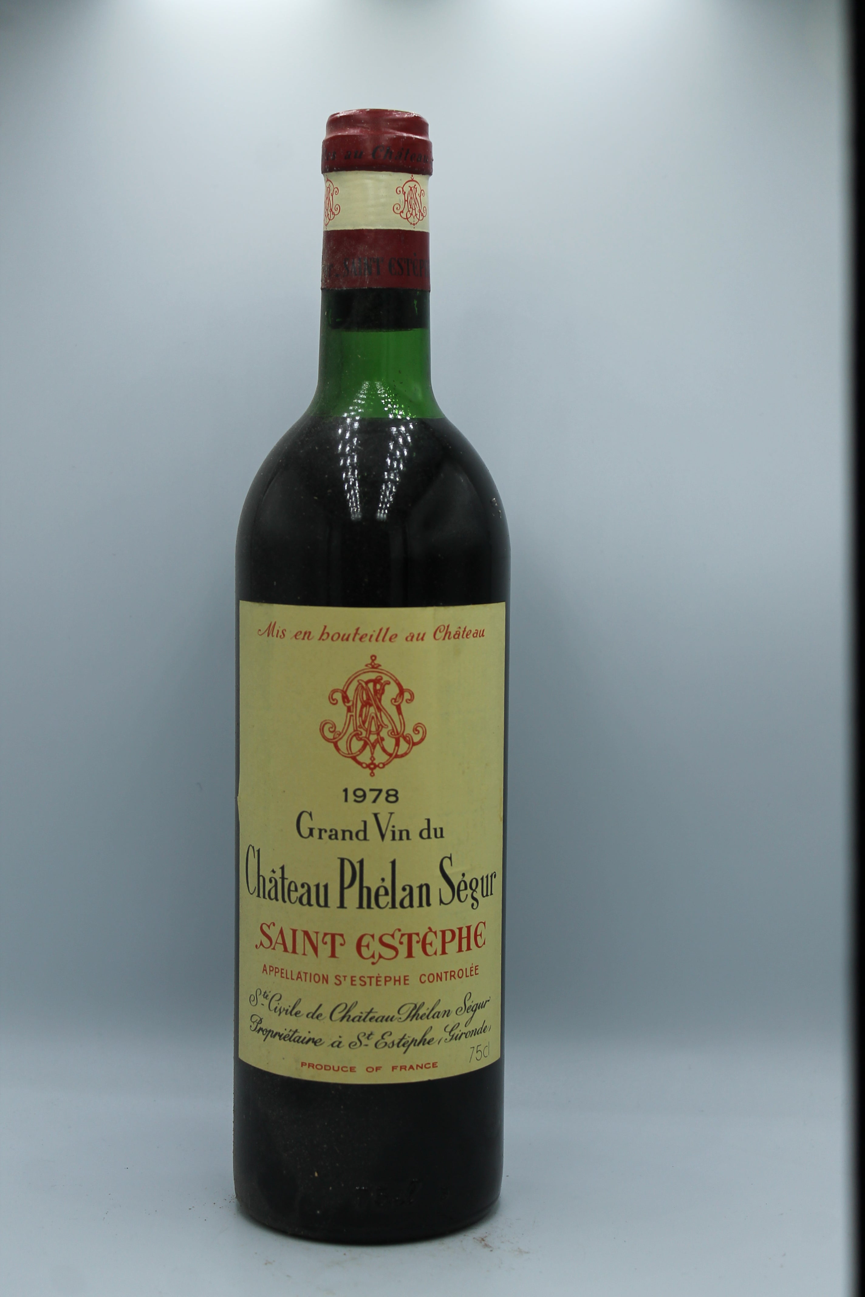 1978 Chateau Phelan Segur, Cuvee
