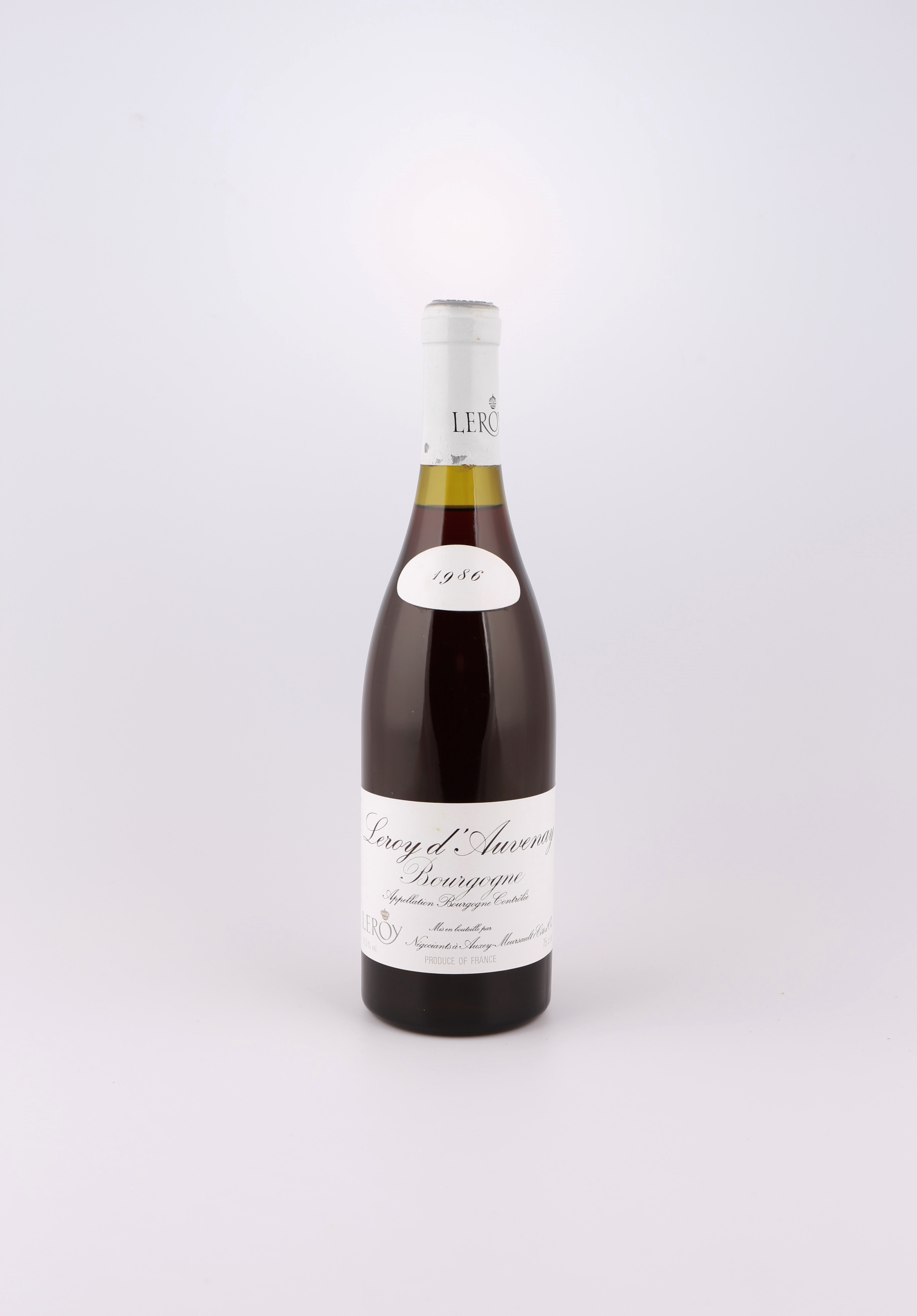 1986 Domaine Leroy, Pinot Noir, Leroy d´Auvernay